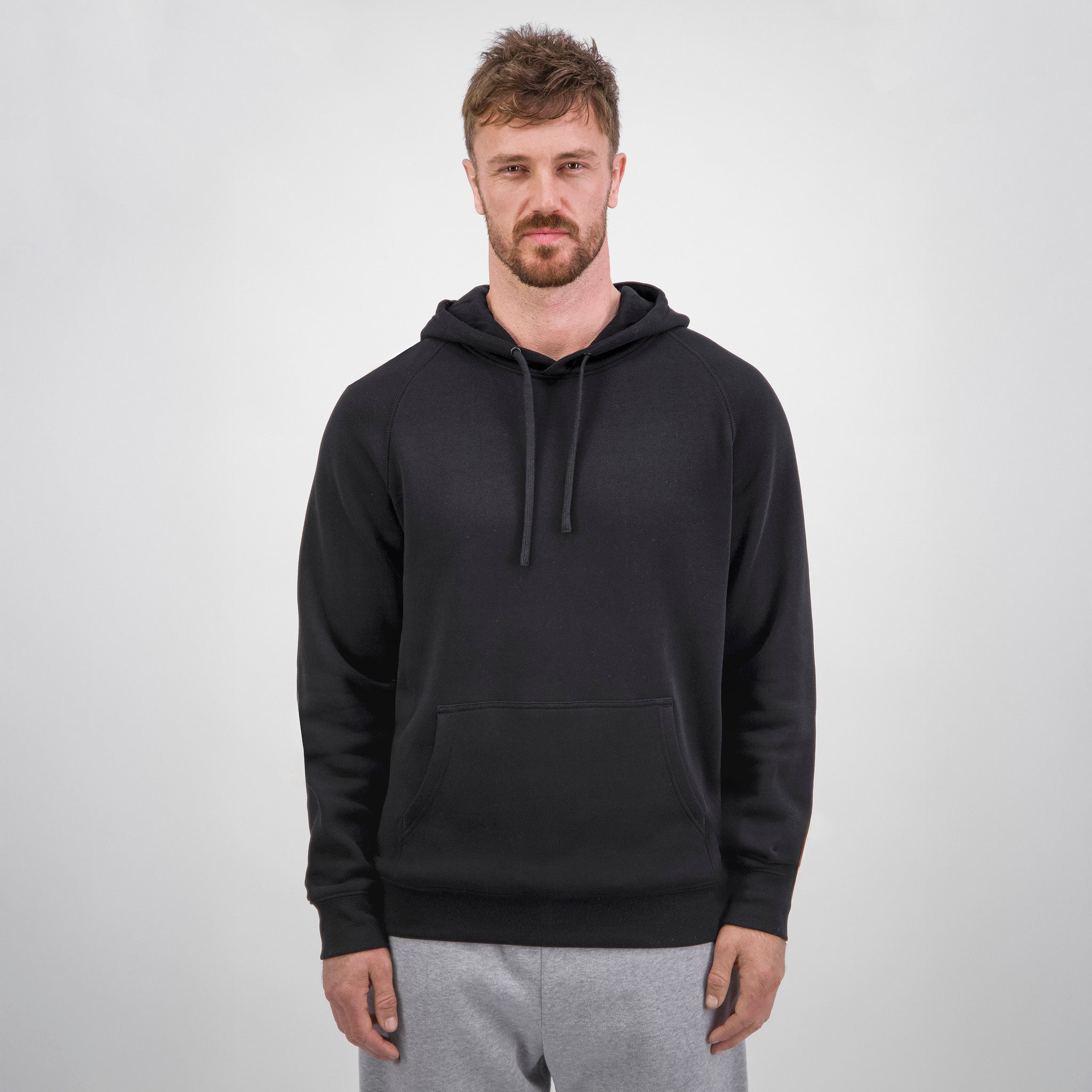 Black Mens Basis Hoodie