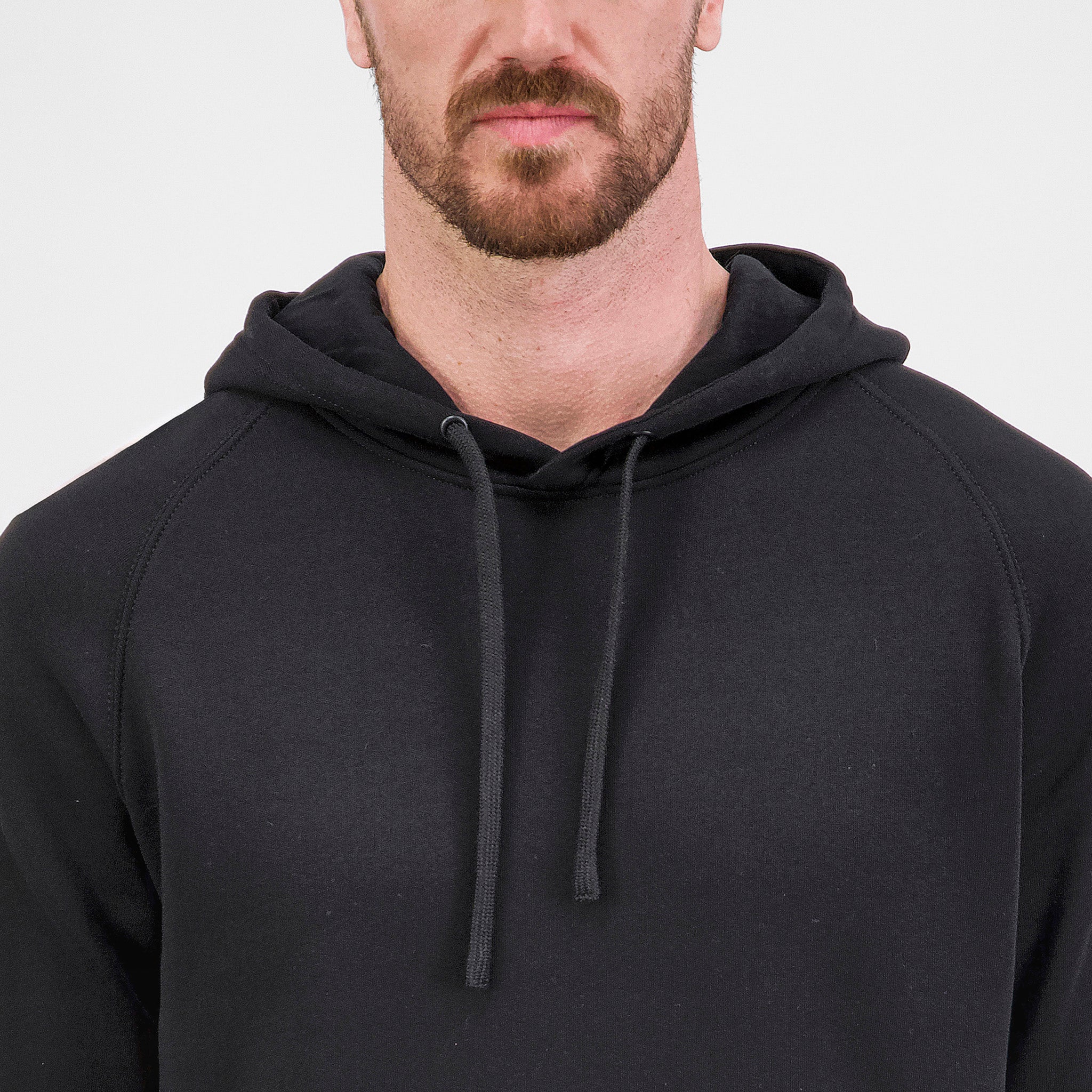 Black Mens Basis Hoodie