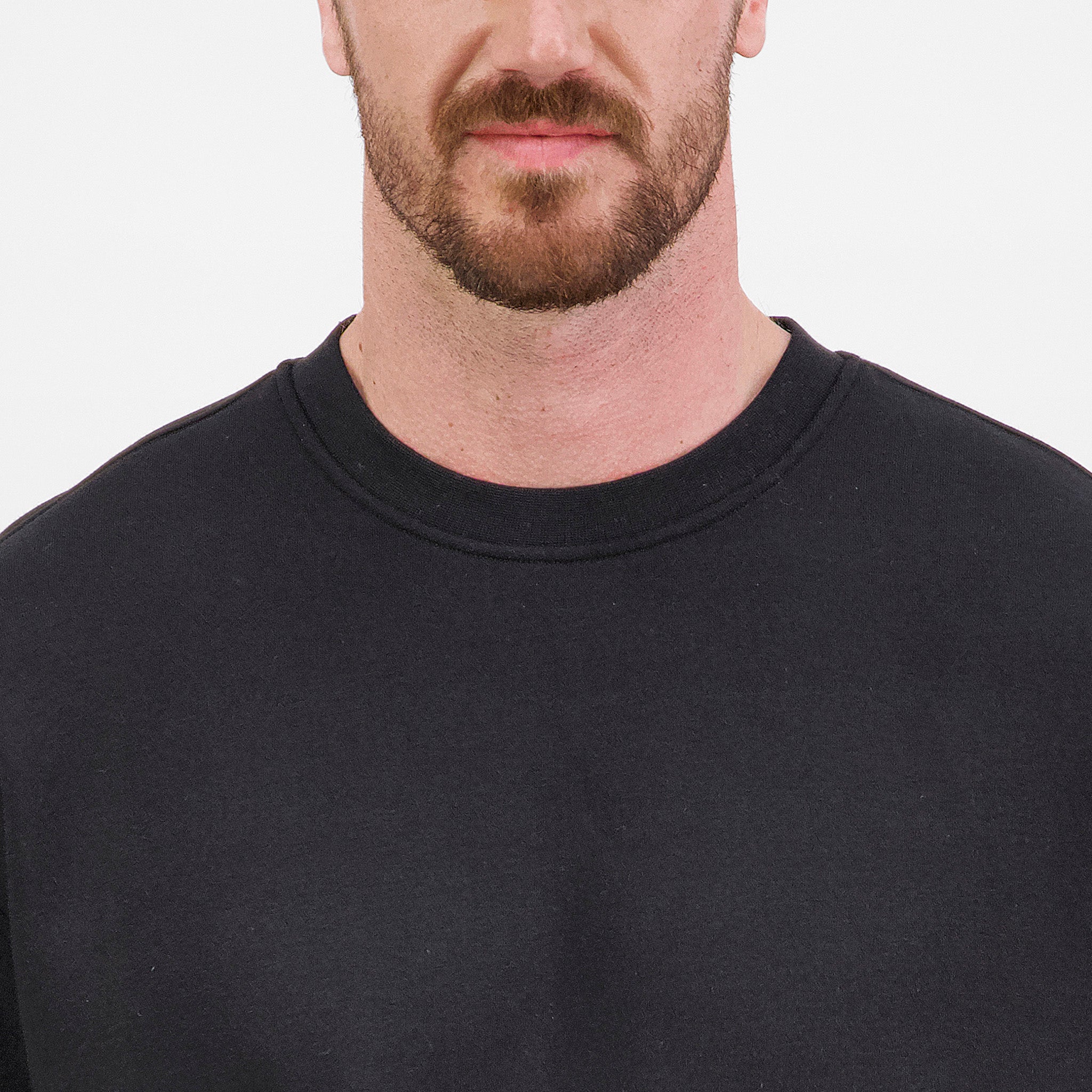 Black Mens Everyday Crew Sweatshirt