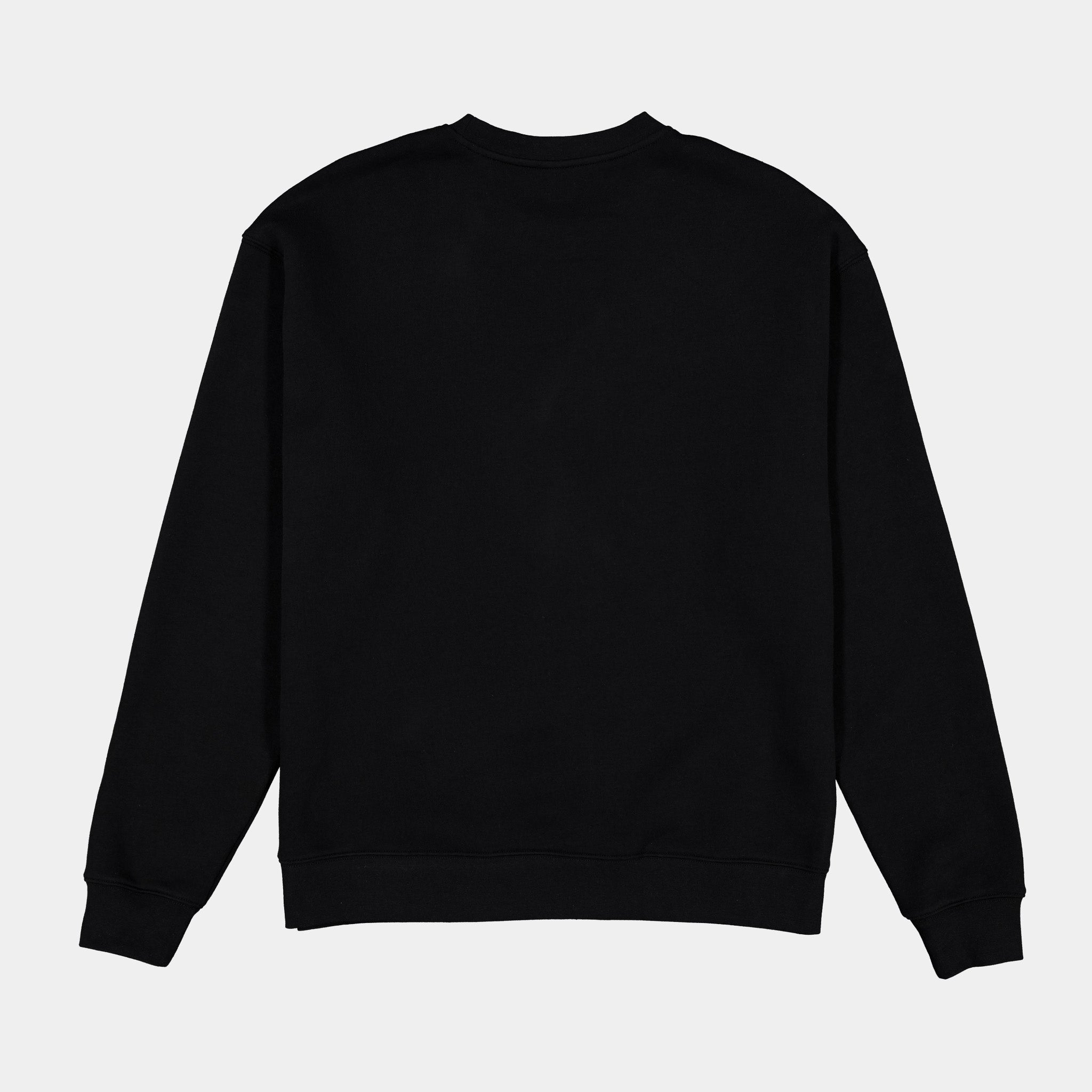Black Mens Everyday Crew Sweatshirt