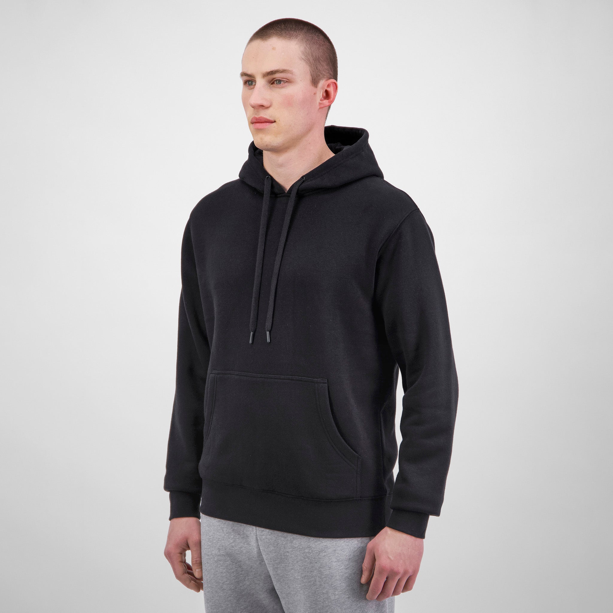 Black Mens Everyday Hoodie