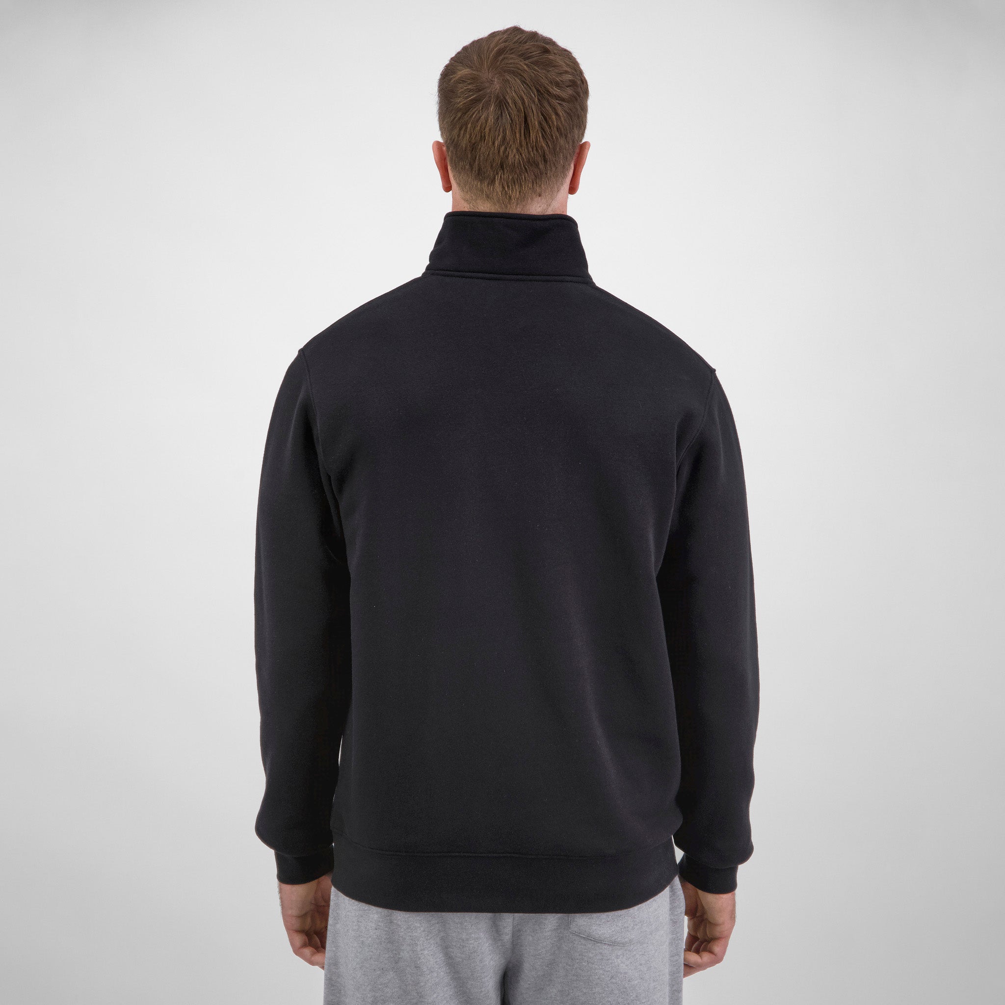 Black Mens Everyday 1/4 Zip