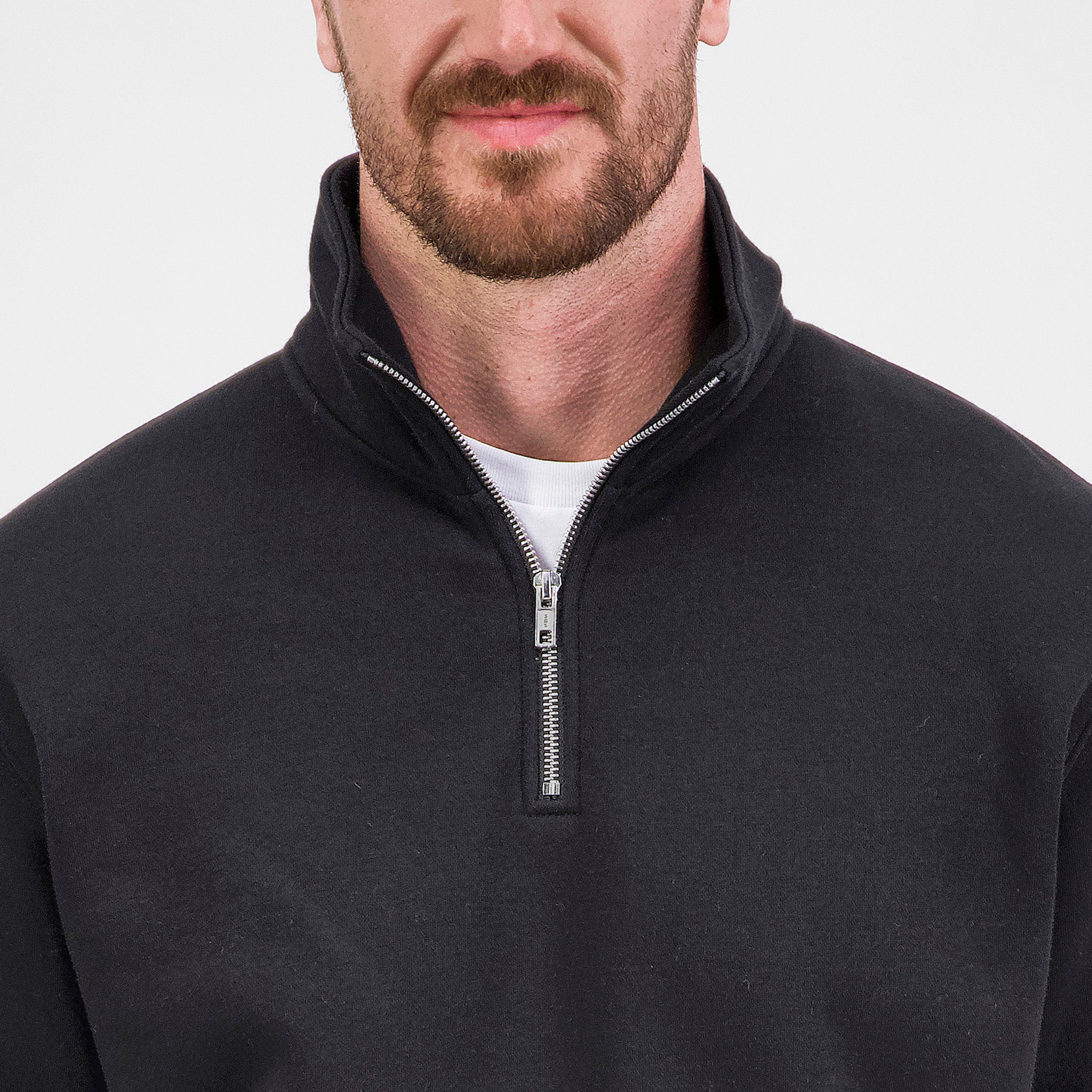 Black Mens Everyday 1/4 Zip