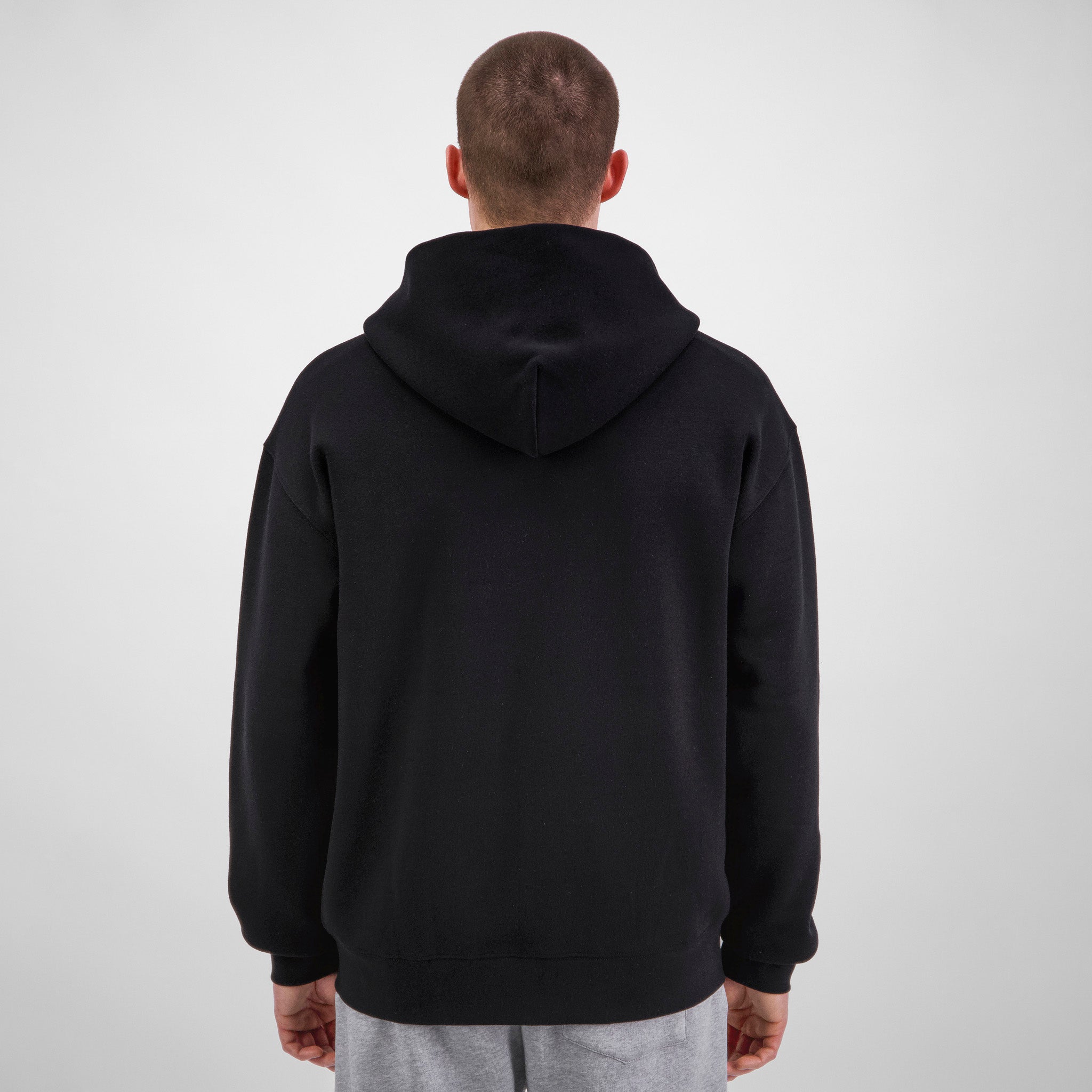 Black Mens Everyday Zip Hoodie