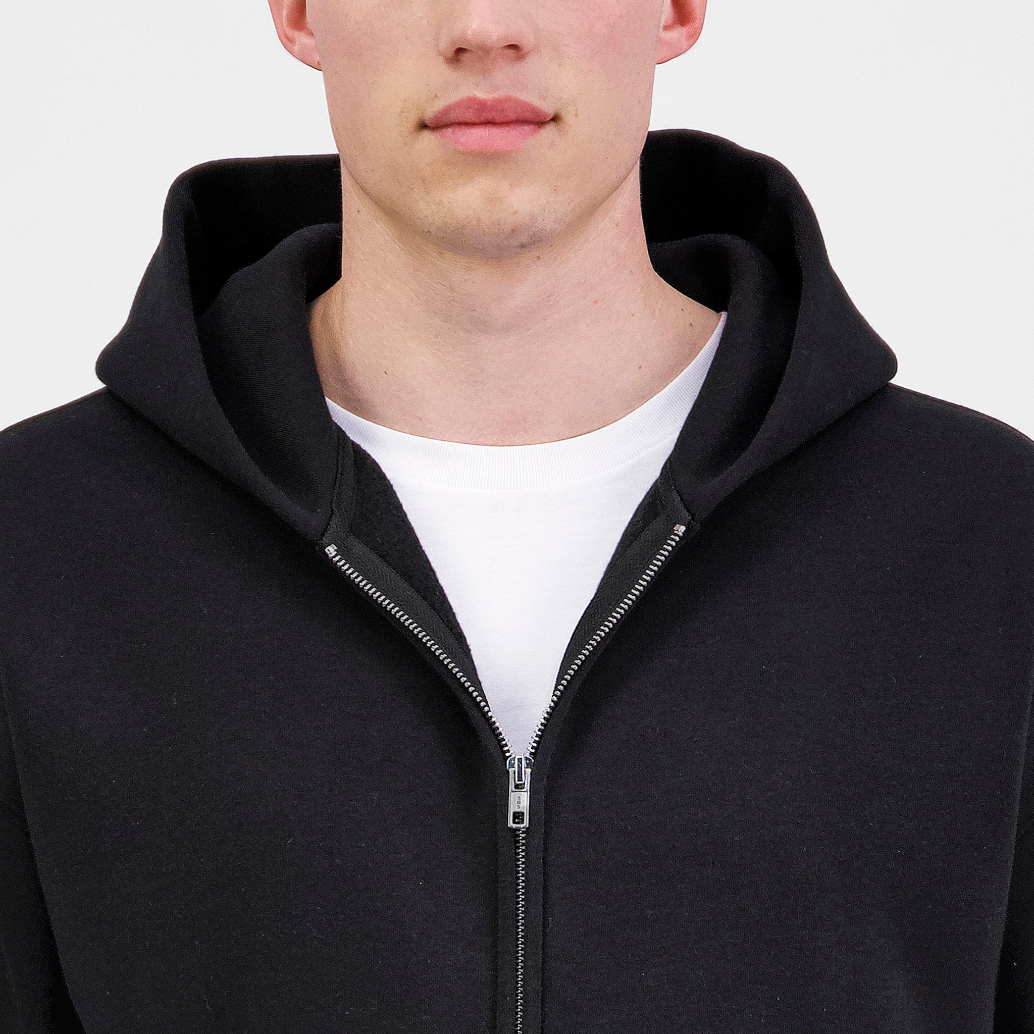 Black Mens Everyday Zip Hoodie