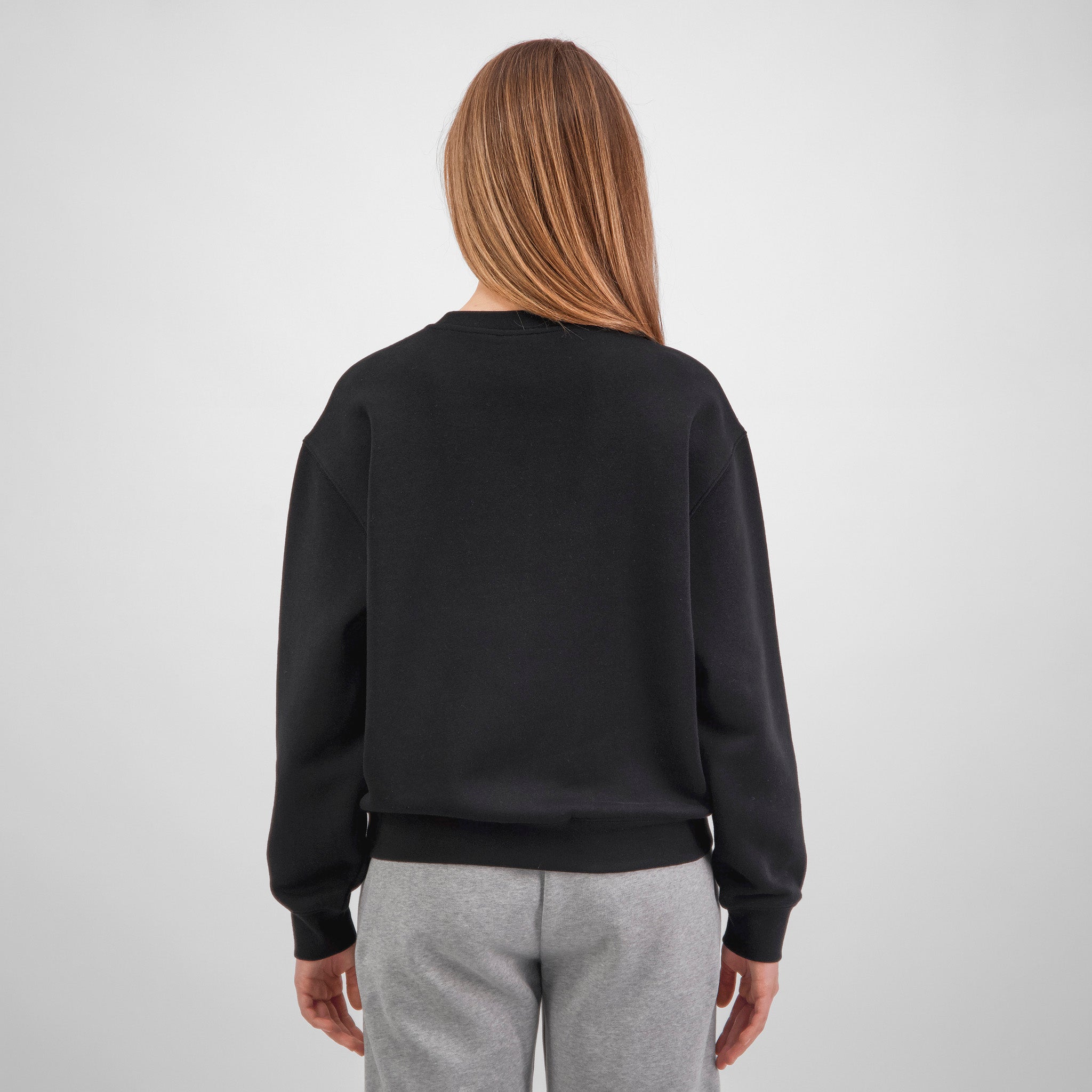 Black Womens Everyday Crew Sweatshirt