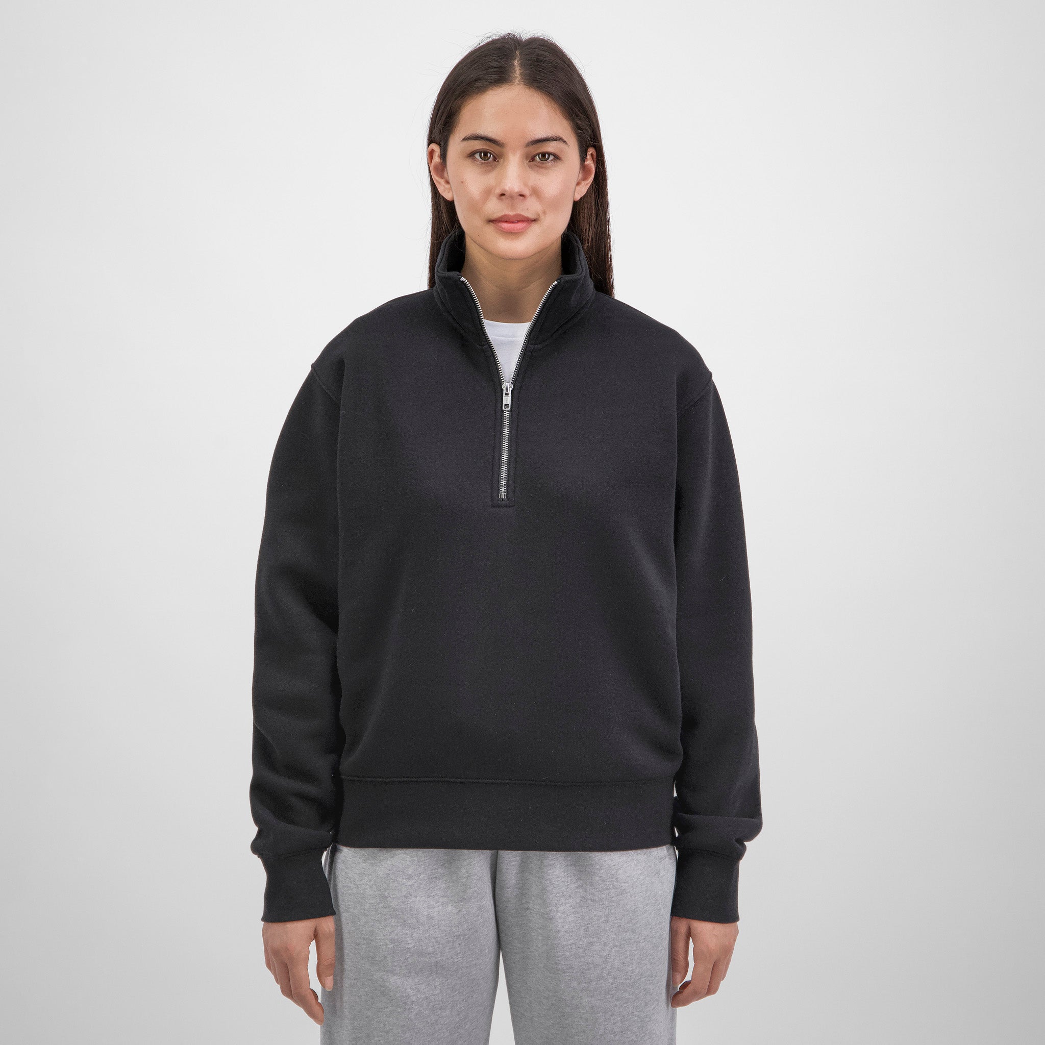 Black Womens Everyday 1/4 Zip