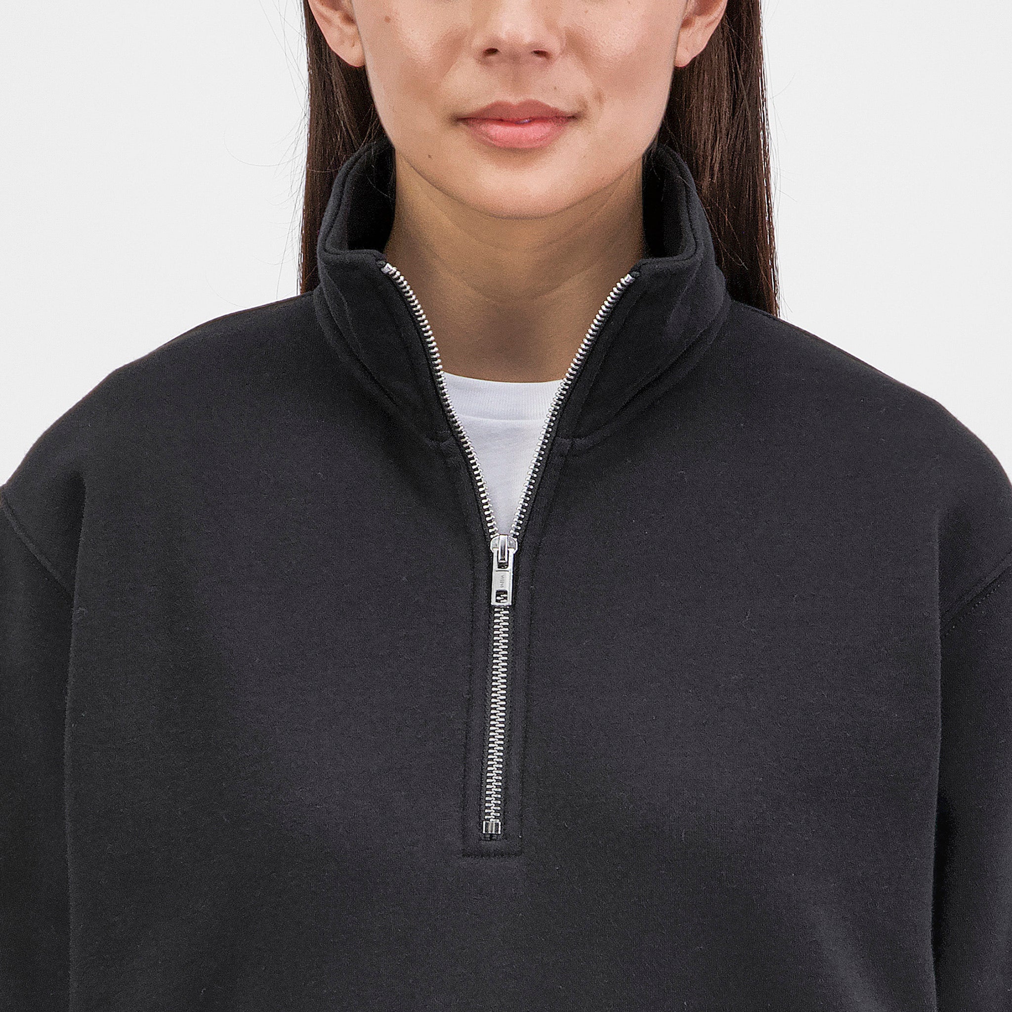 Black Womens Everyday 1/4 Zip