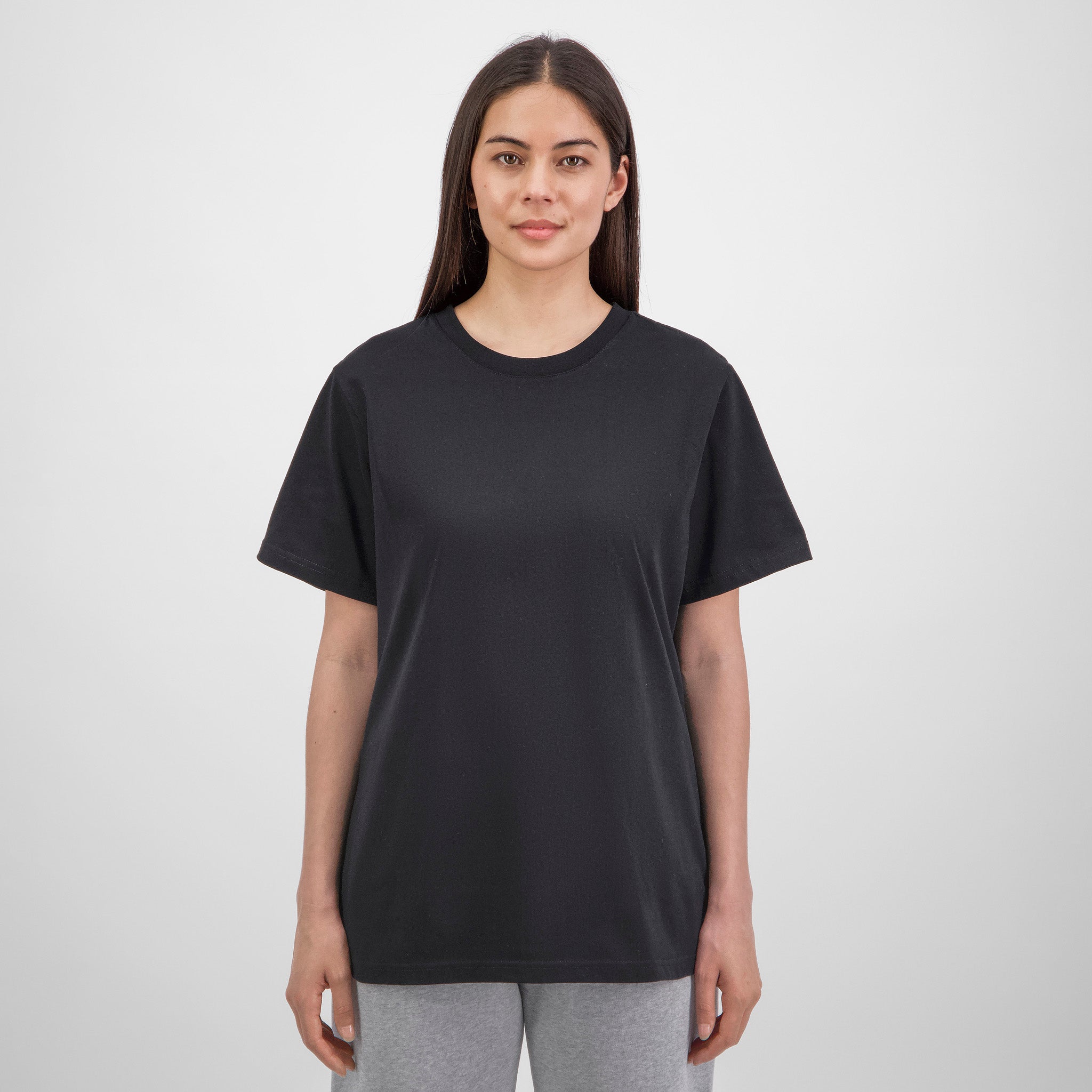 Black Womens Everyday Short Sleeve Tee