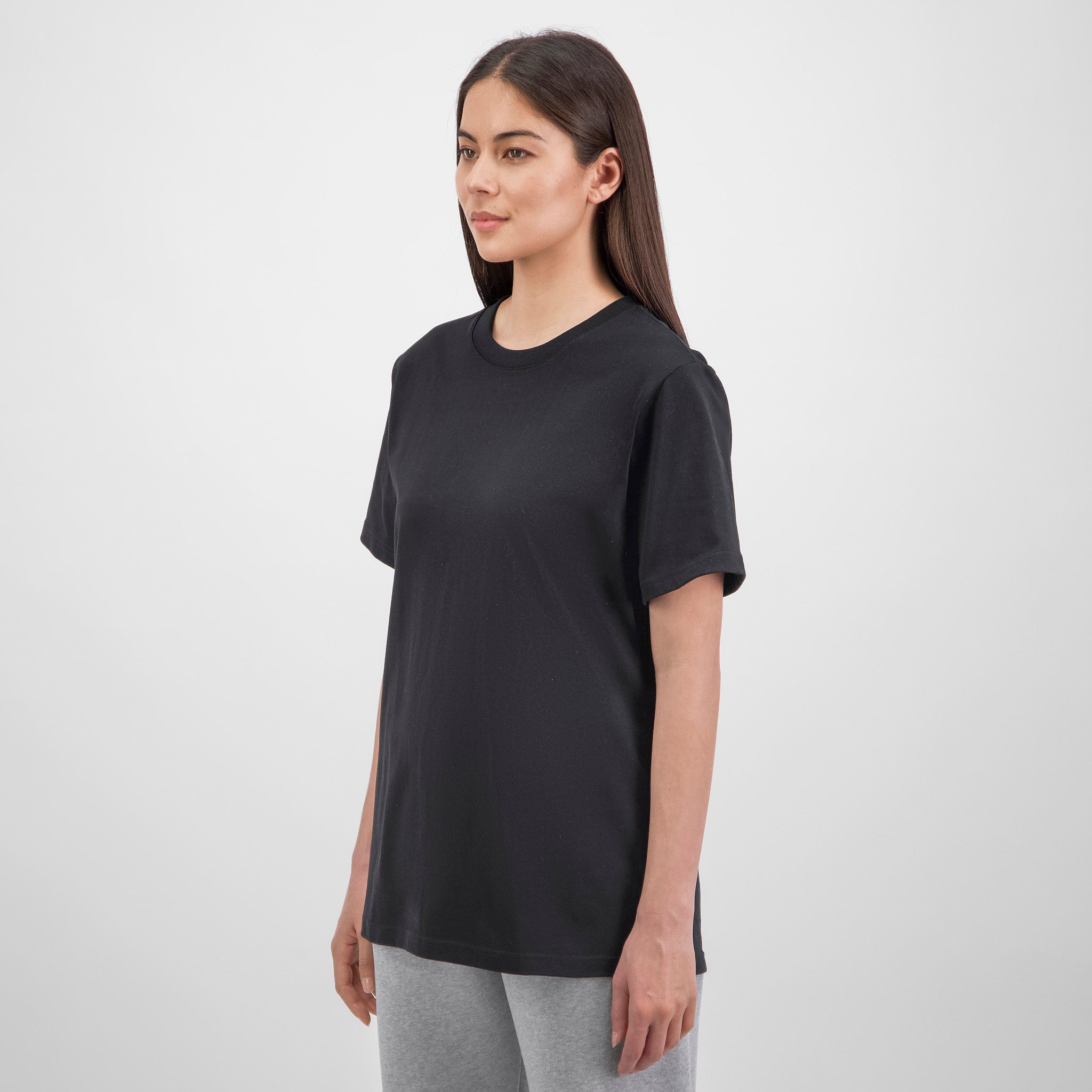 Black Womens Everyday Short Sleeve Tee