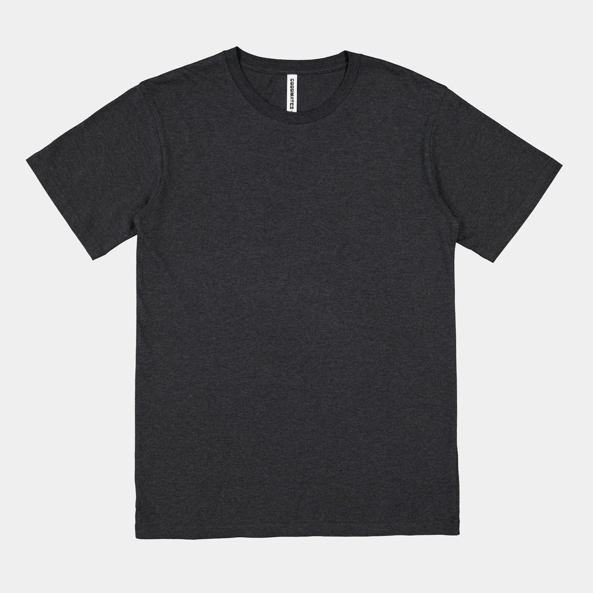 Charcoal Marle Mens Basis Short Sleeve Tee