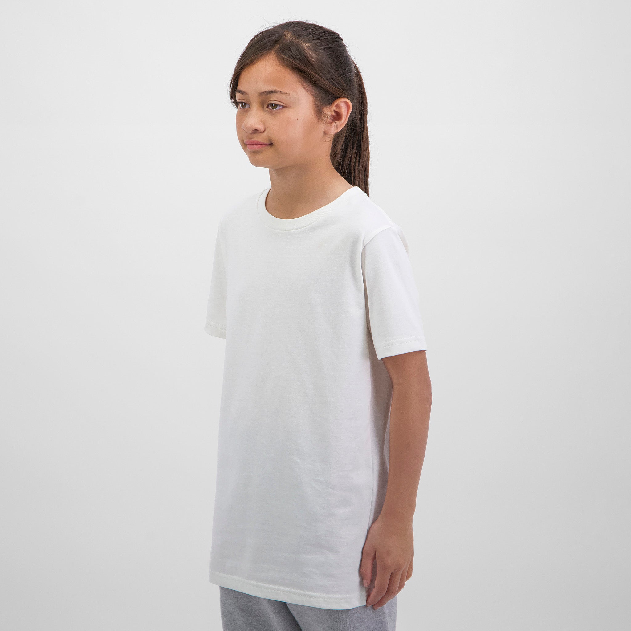 Ecru Kids Basis Short Sleeve Tee