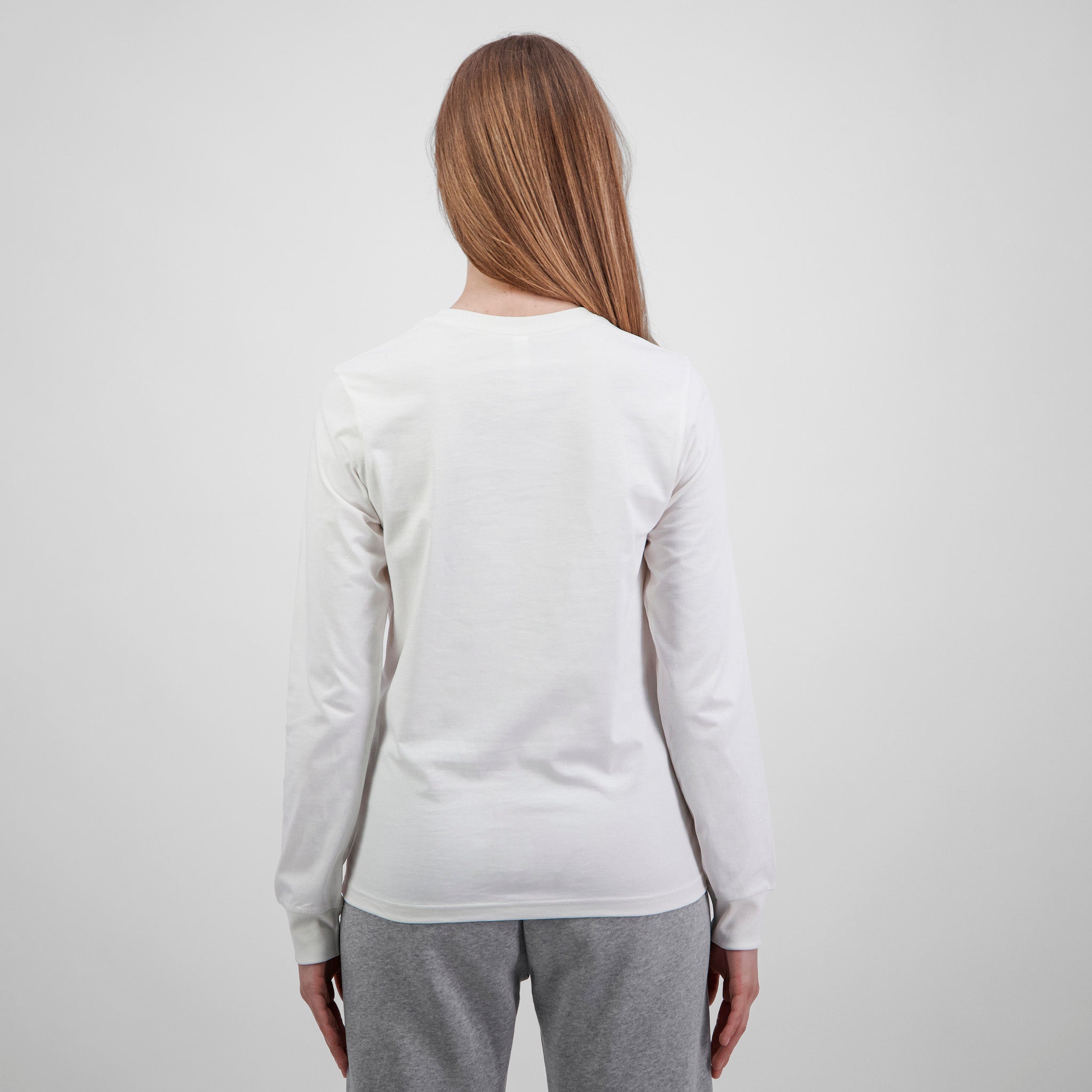 Ecru Womens Basis Long Sleeve Tee