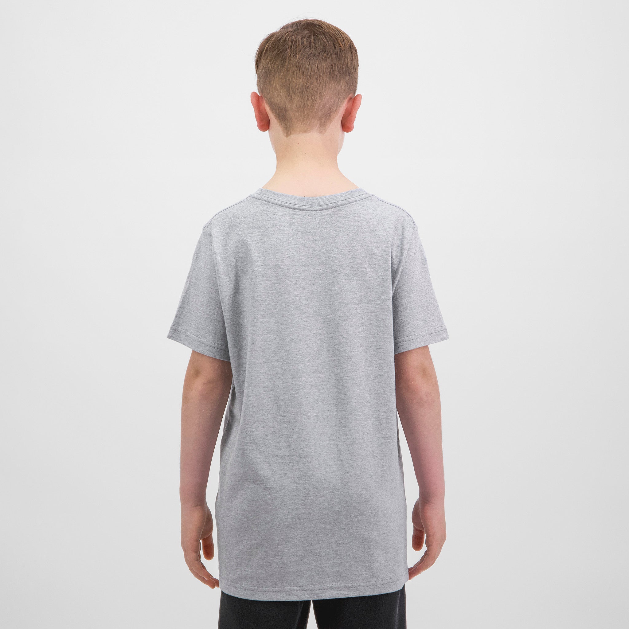 Grey Marle Kids Basis Short Sleeve Tee