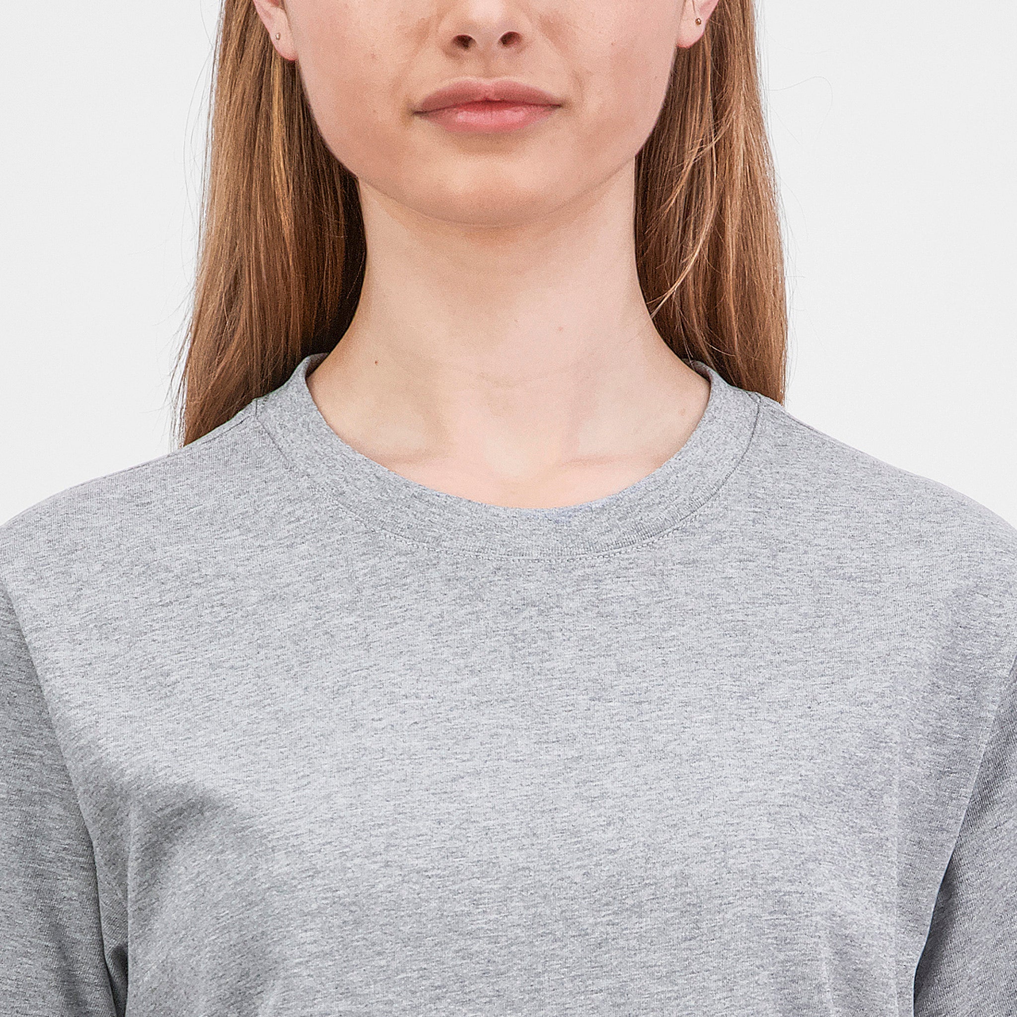 Grey Marle Womens Everyday Short Sleeve Tee