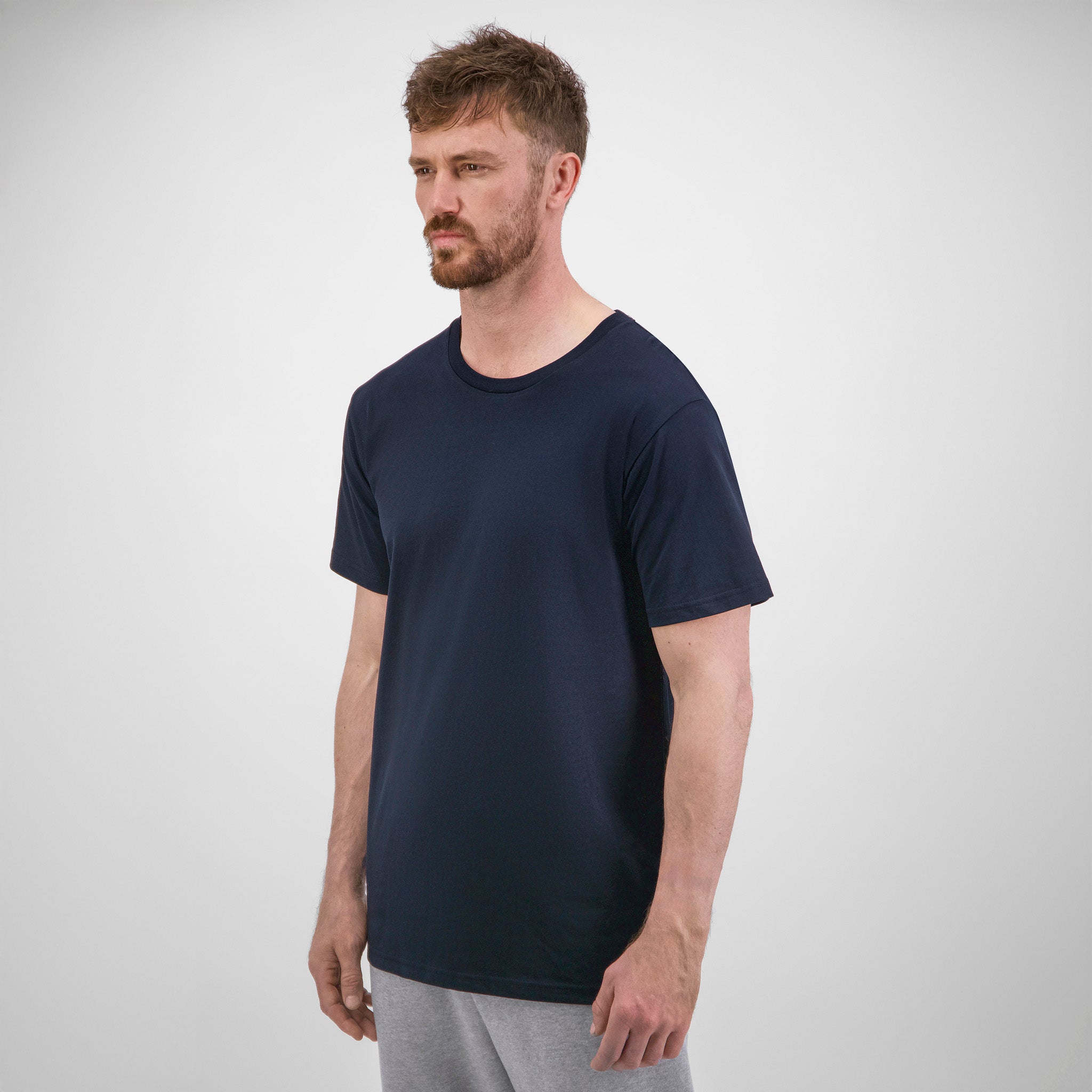 Navy Mens Basis Short Sleeve Tee