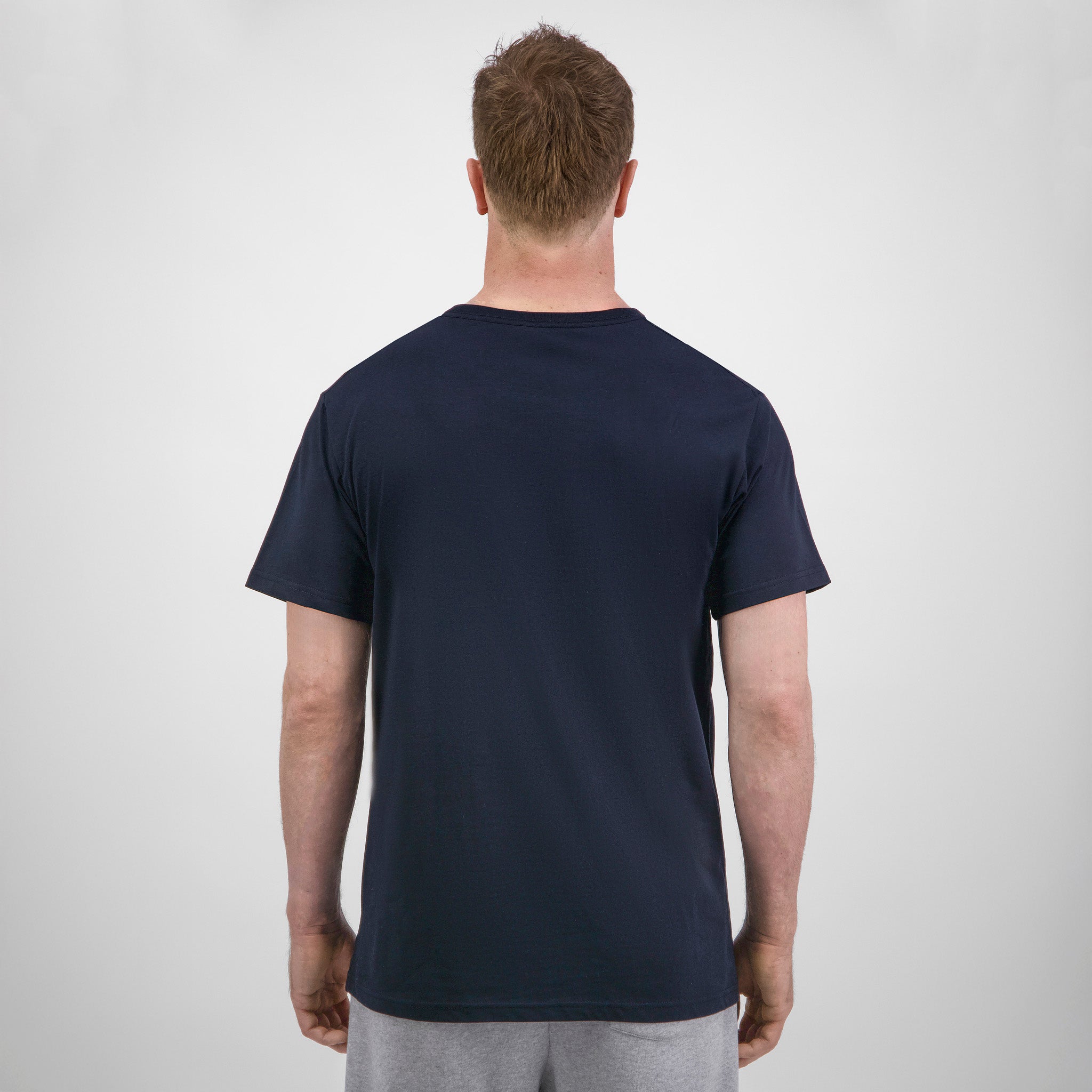 Navy Mens Basis Short Sleeve Tee