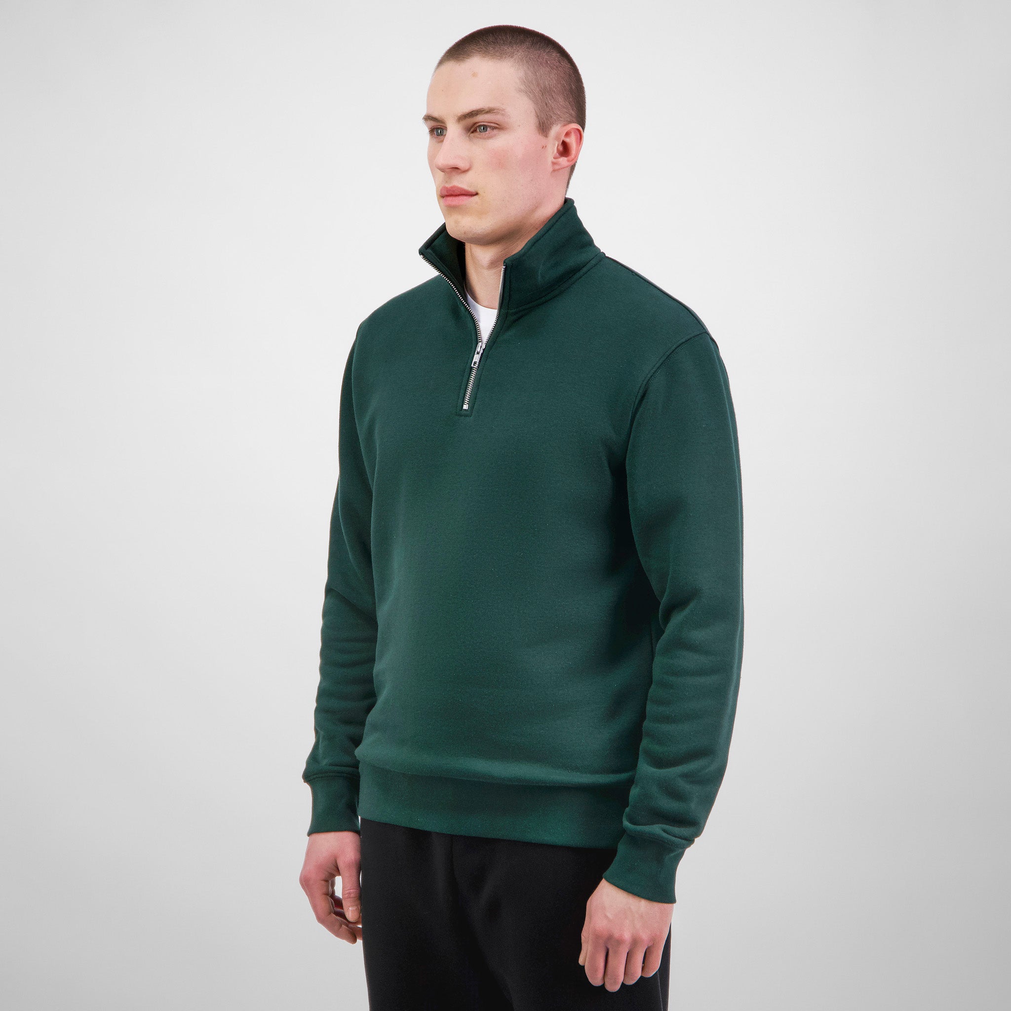 Scarab Green Mens Everyday 1/4 Zip