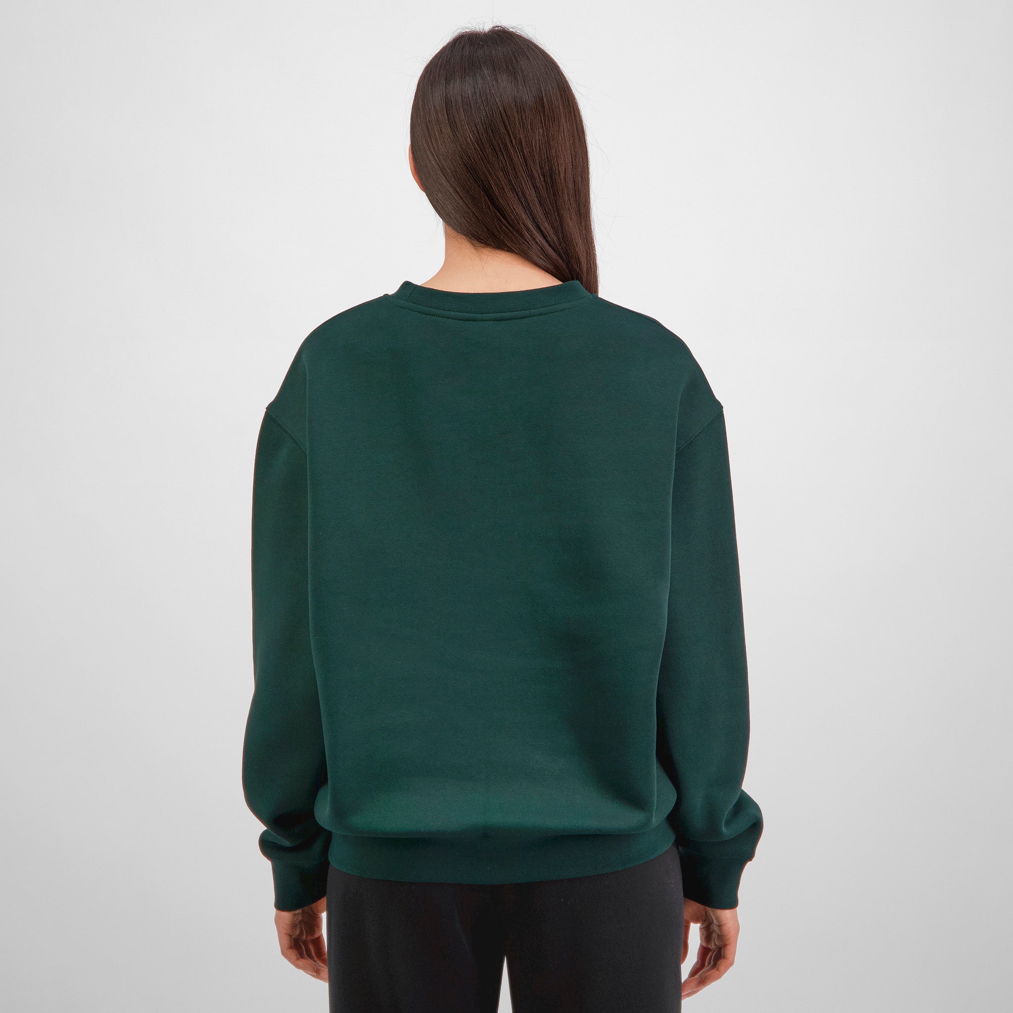 Scarab Green Womens Everyday Crew Sweatshirt