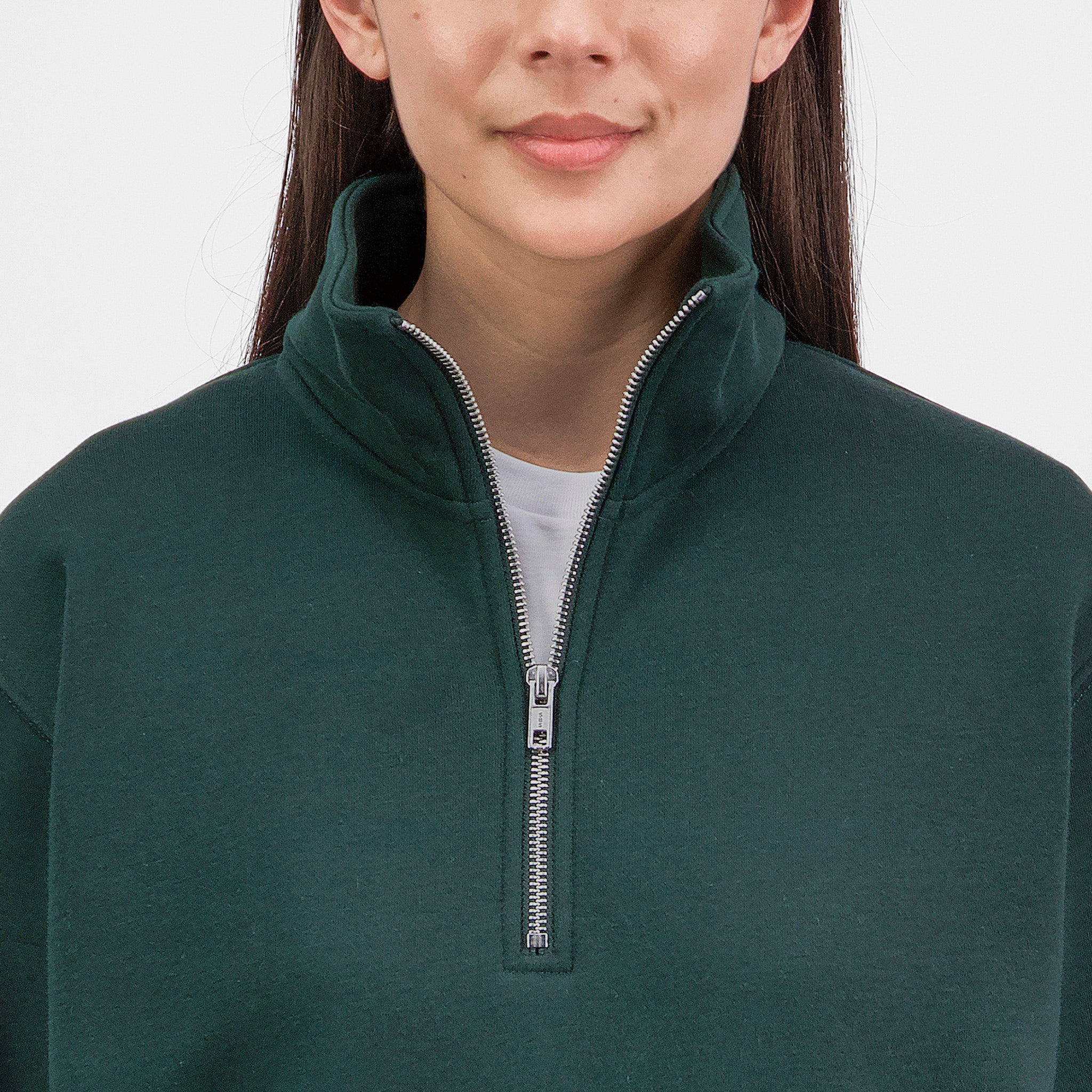 Scarab Green Womens Everyday 1/4 Zip