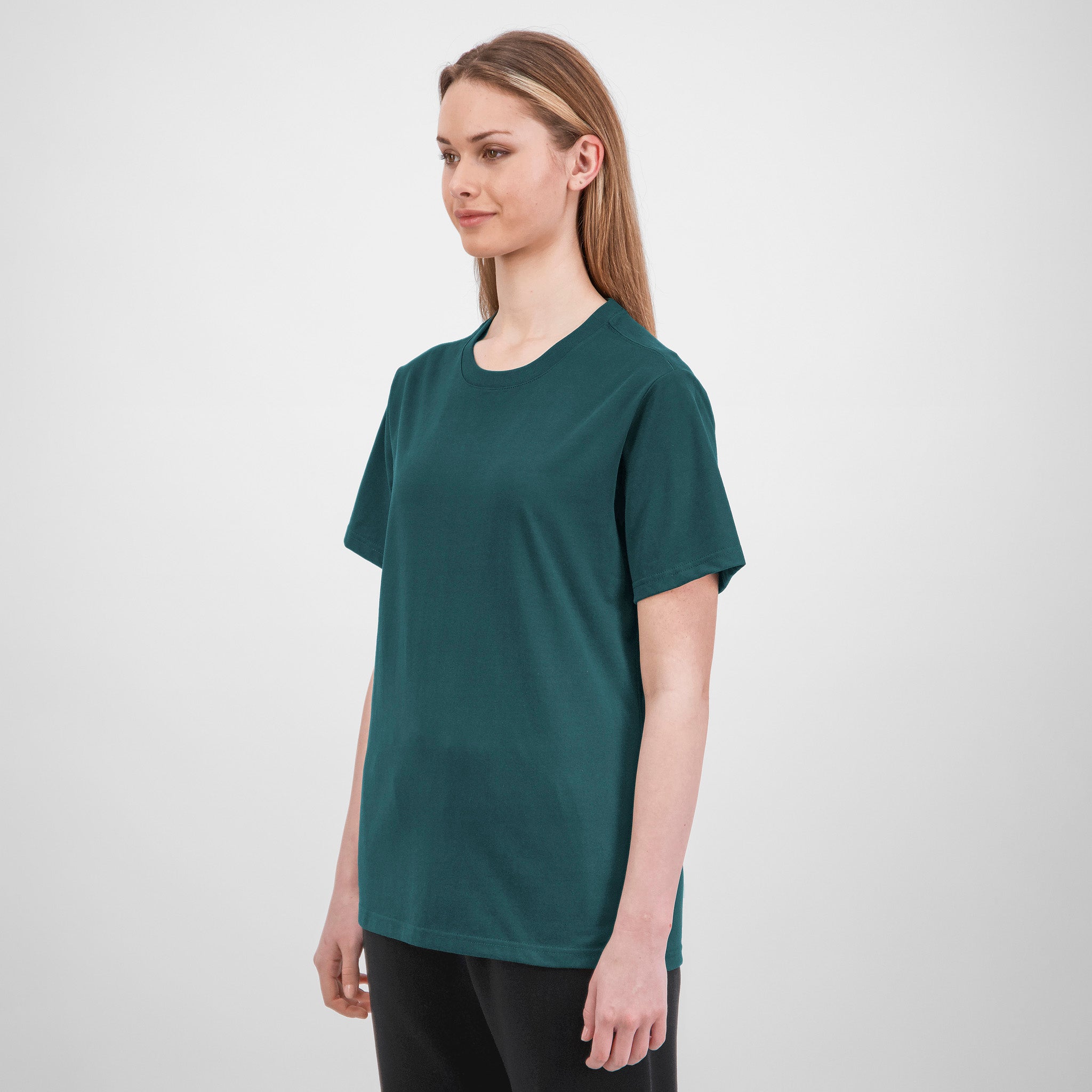 Scarab Green Womens Everyday Short Sleeve Tee