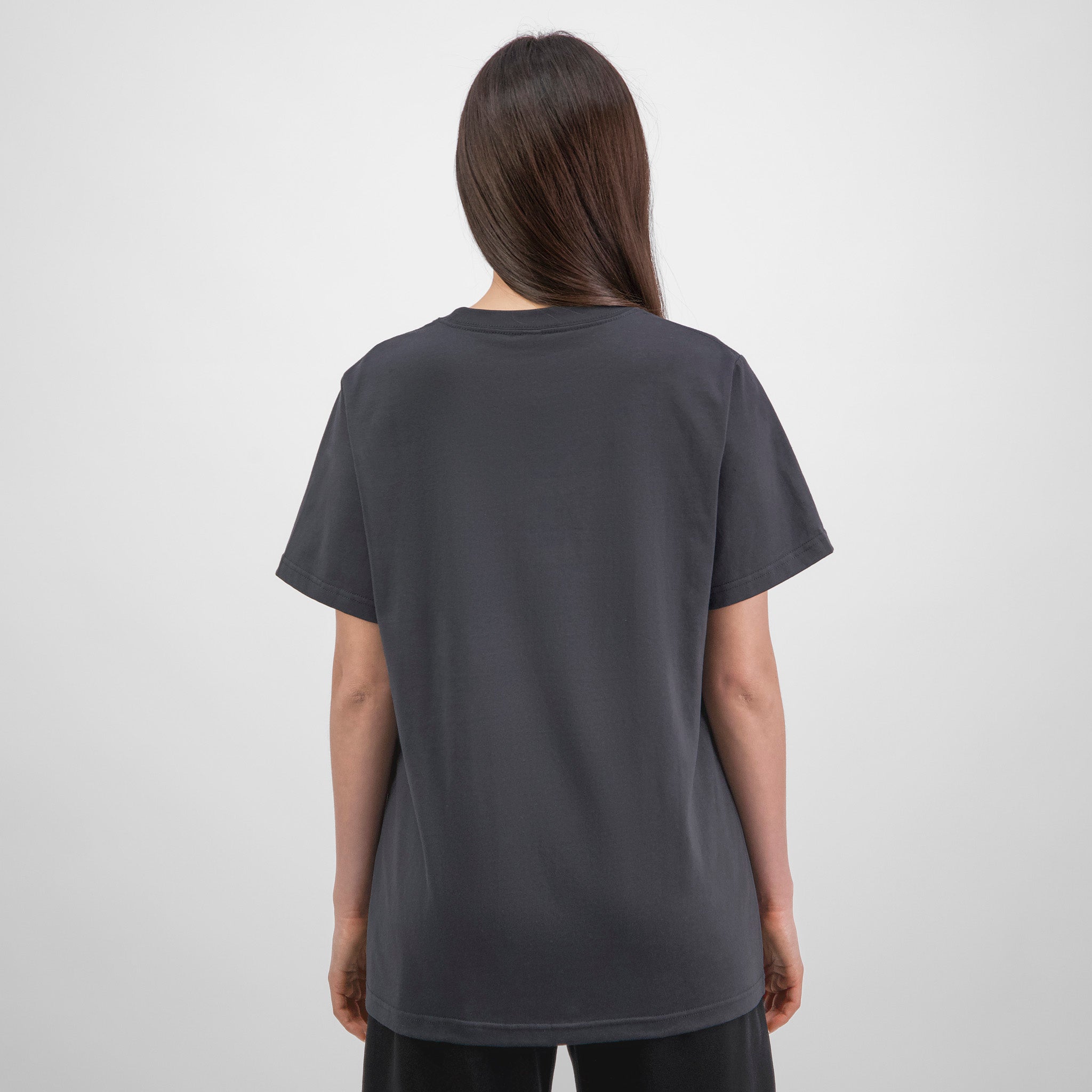 Washed Black Womens Everyday Short Sleeve Tee