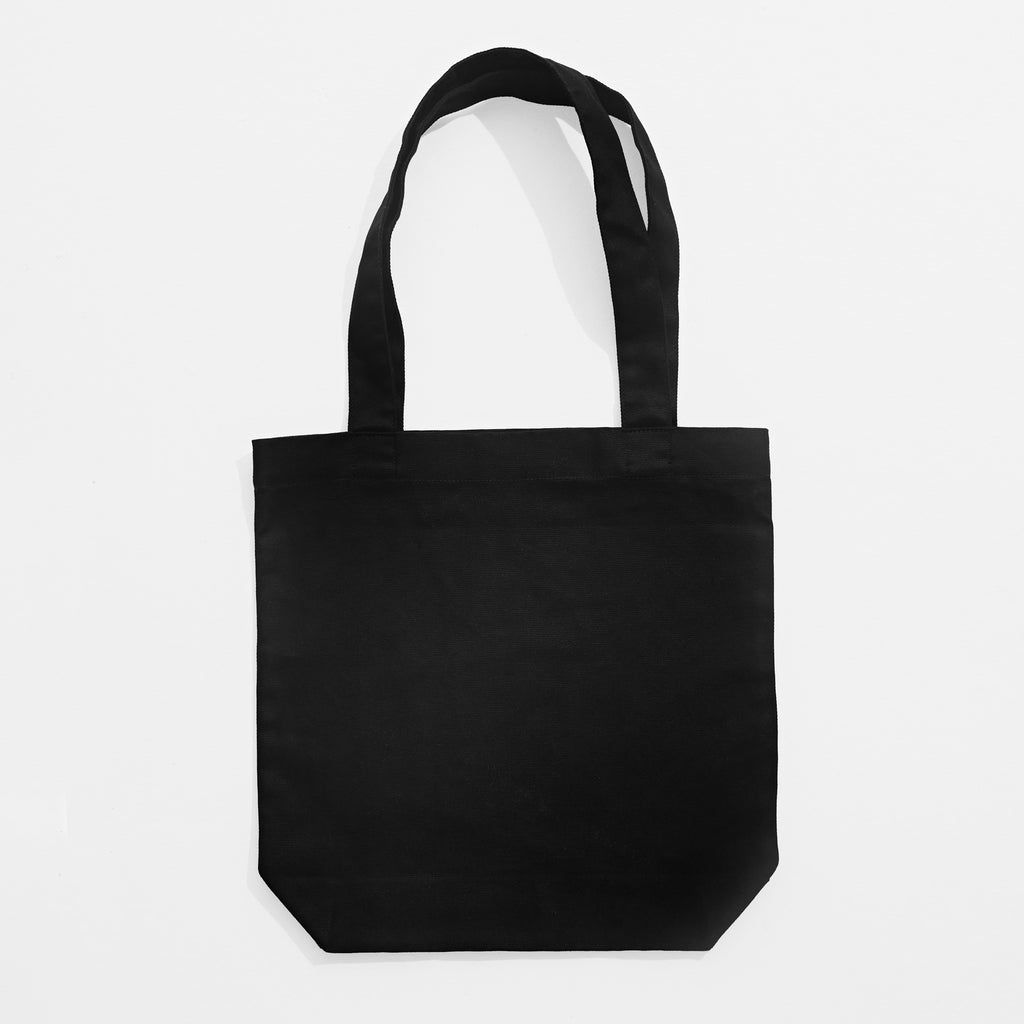 Black Canvas Tote Bag