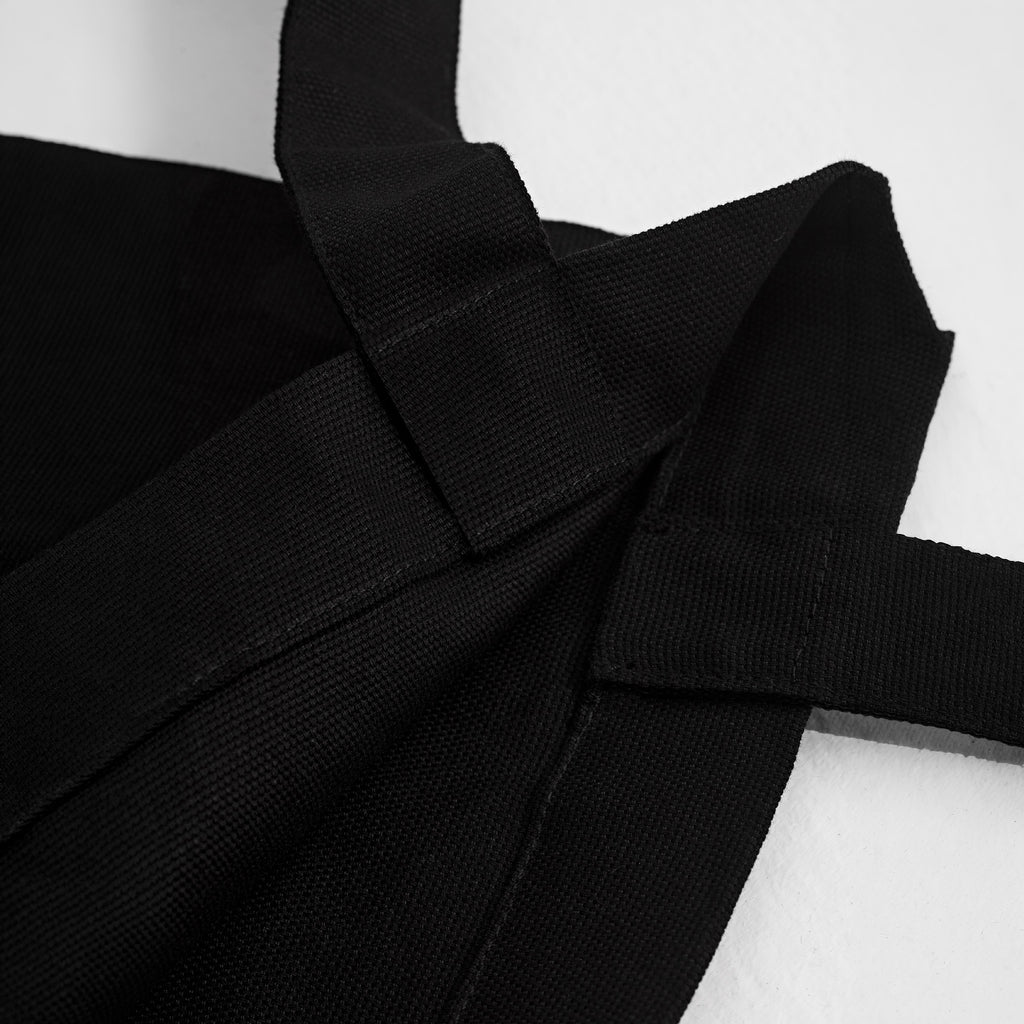 Black Canvas Tote Bag