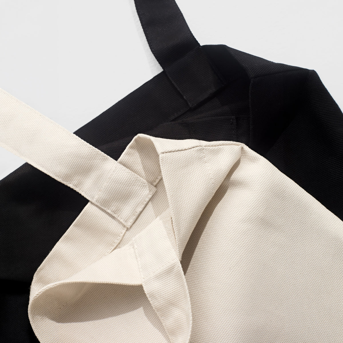 Black Canvas Tote Bag