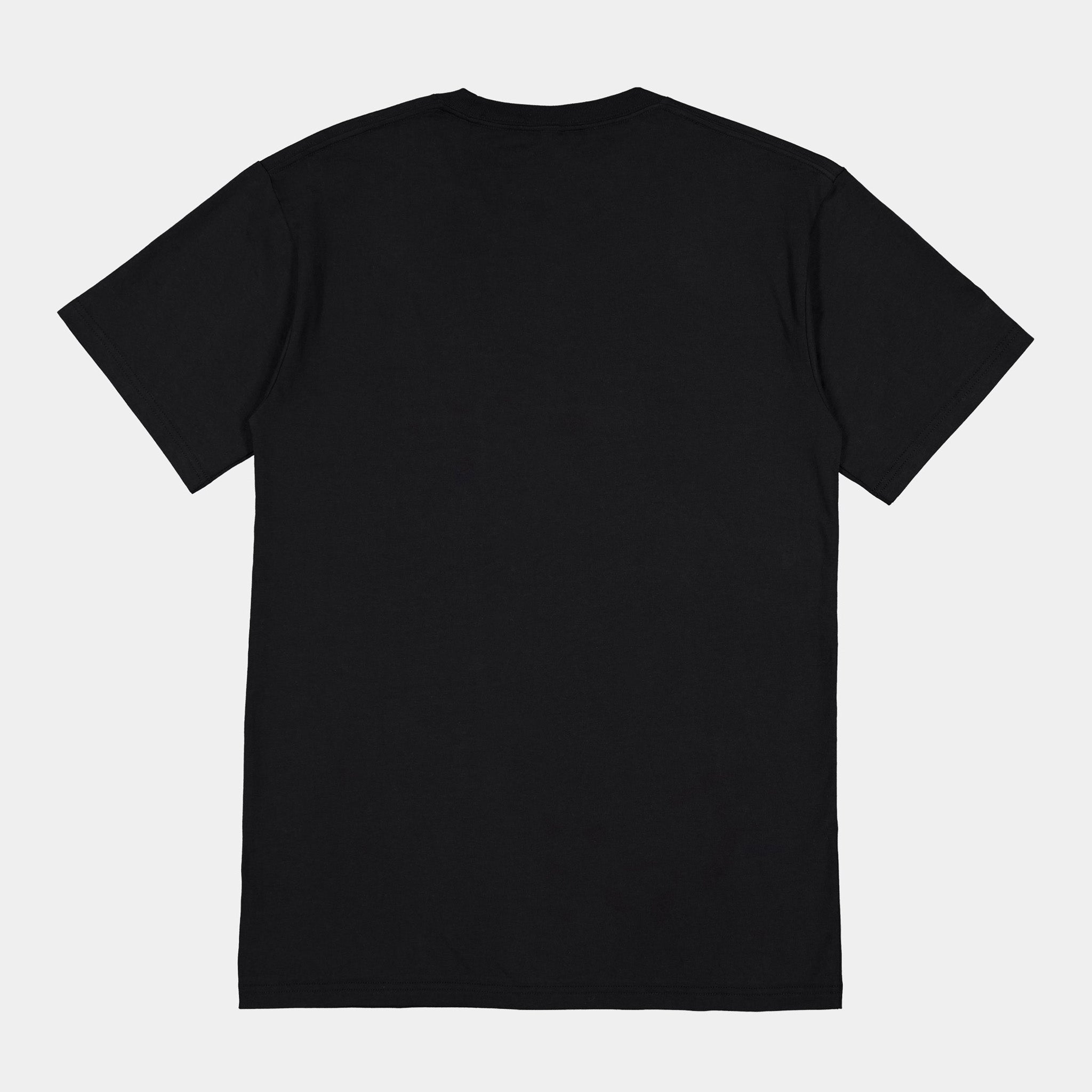 Black Mens Basis Short Sleeve Tee