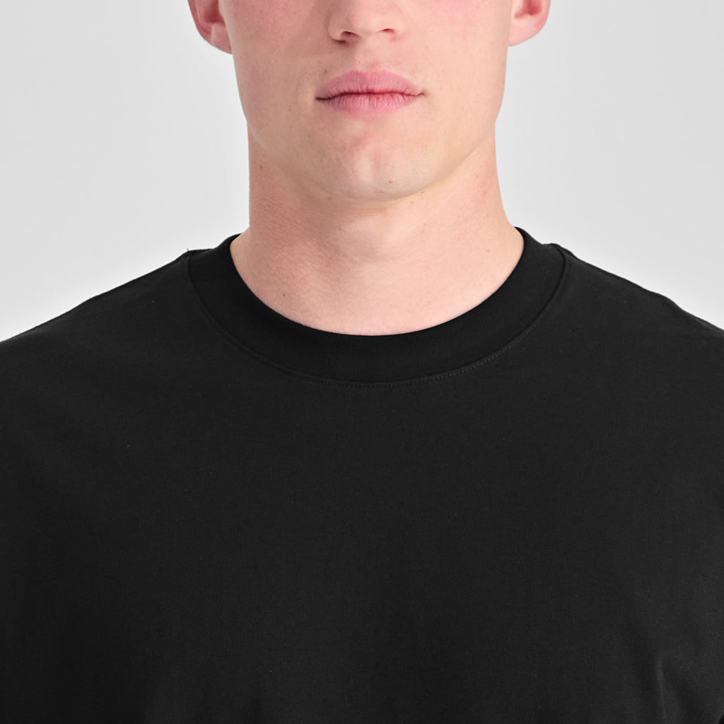 Black Everyday Mens Box Tee