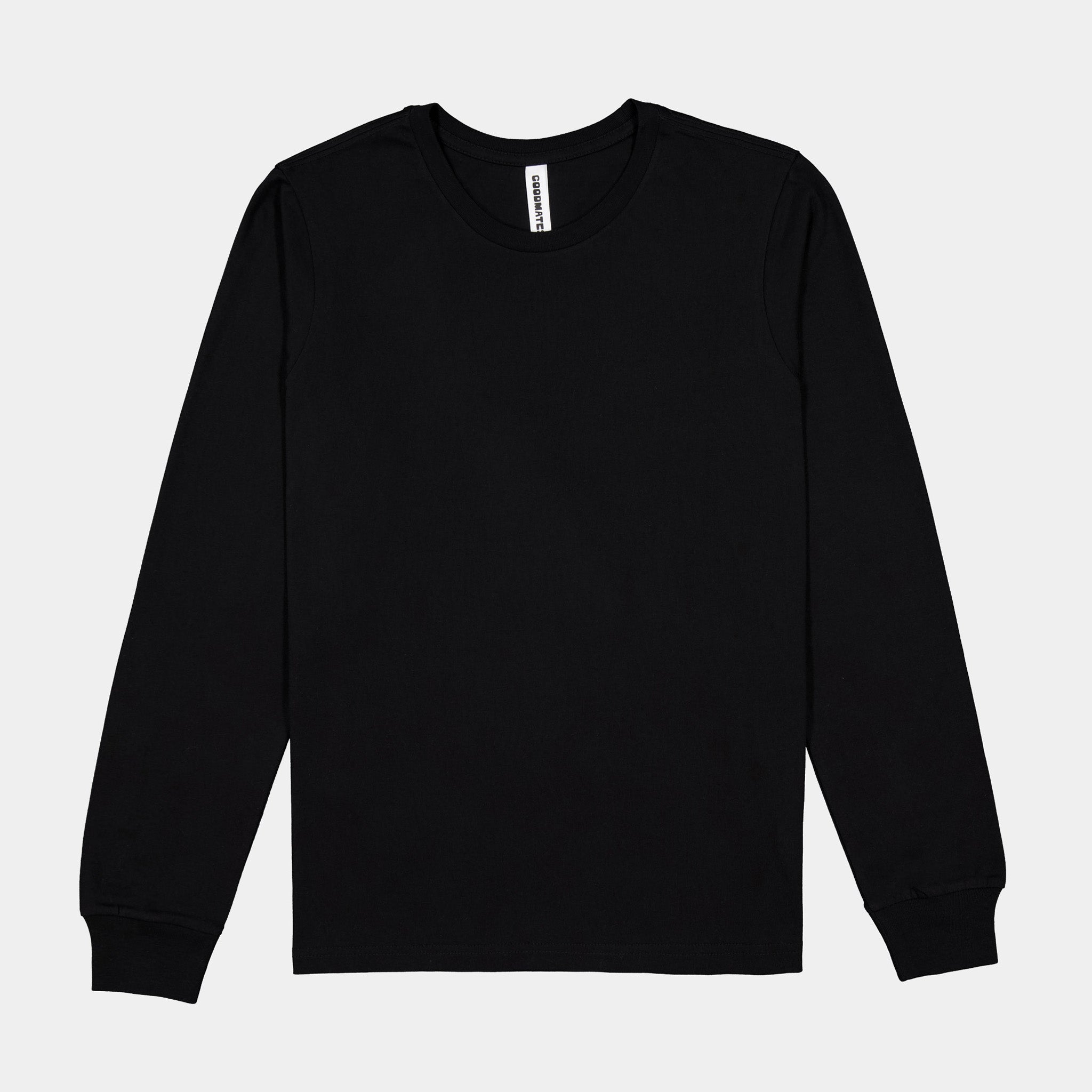 Black Womens Basis Long Sleeve Tee
