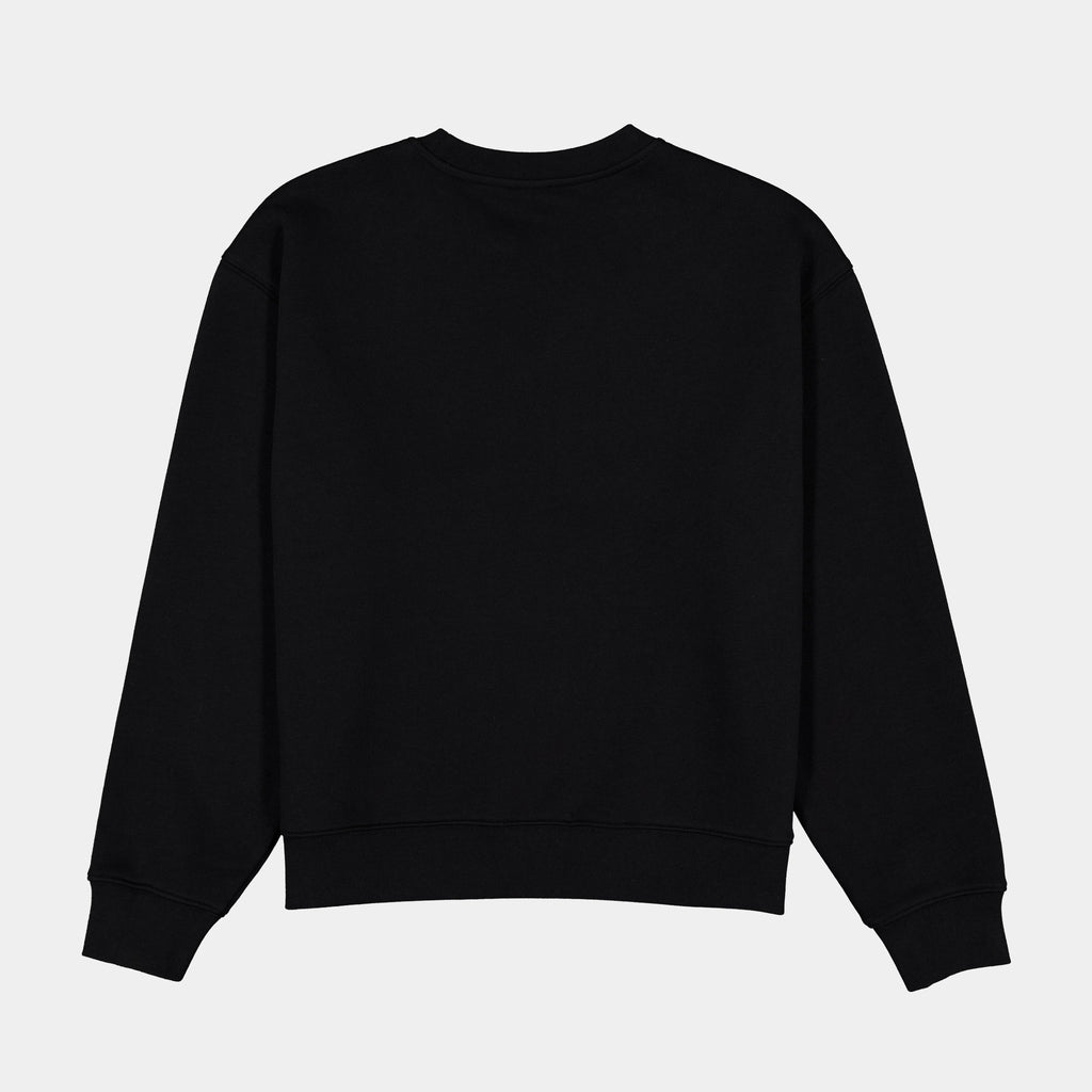 Black Womens Everyday Crew Sweatshirt