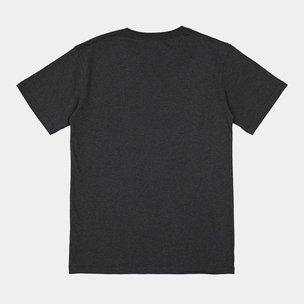 Charcoal Marle Mens Basis Short Sleeve Tee