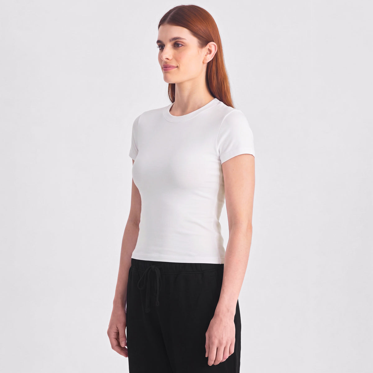 Ecru Womens Baby Tee