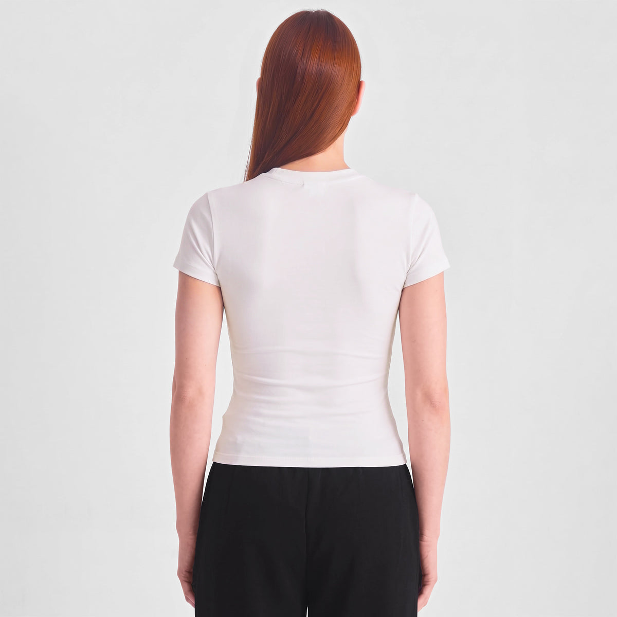 Ecru Womens Baby Tee