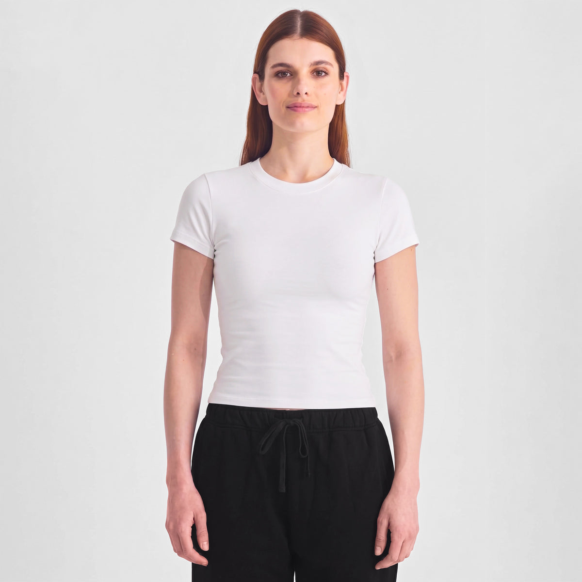 Ecru Womens Baby Tee