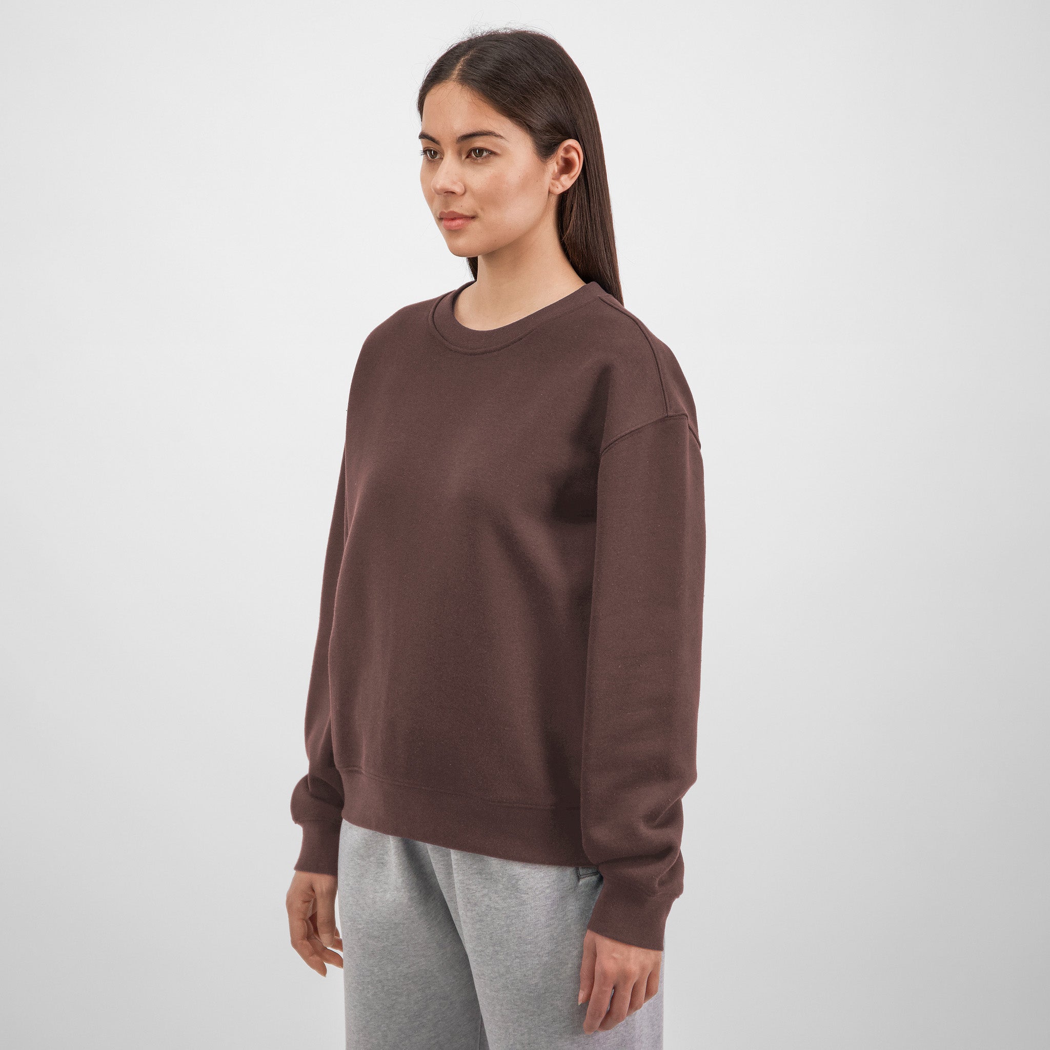 Espresso Everyday Womens Crew Sweatshirt