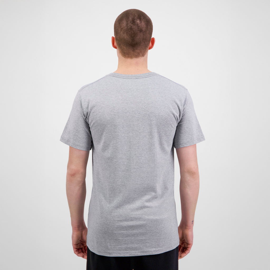 Grey Marle Mens Basis Short Sleeve Tee