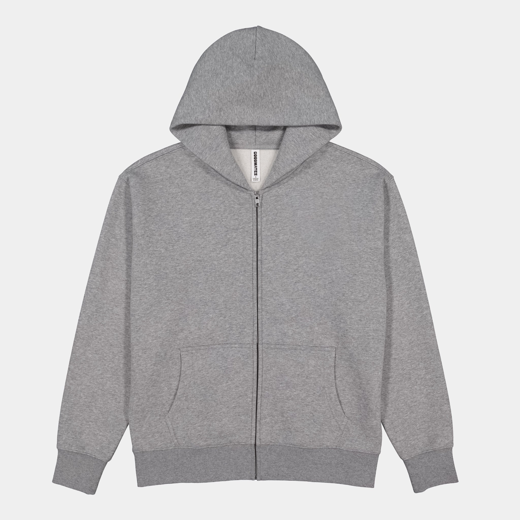 Grey Marle Womens Everyday Zip Hoodie
