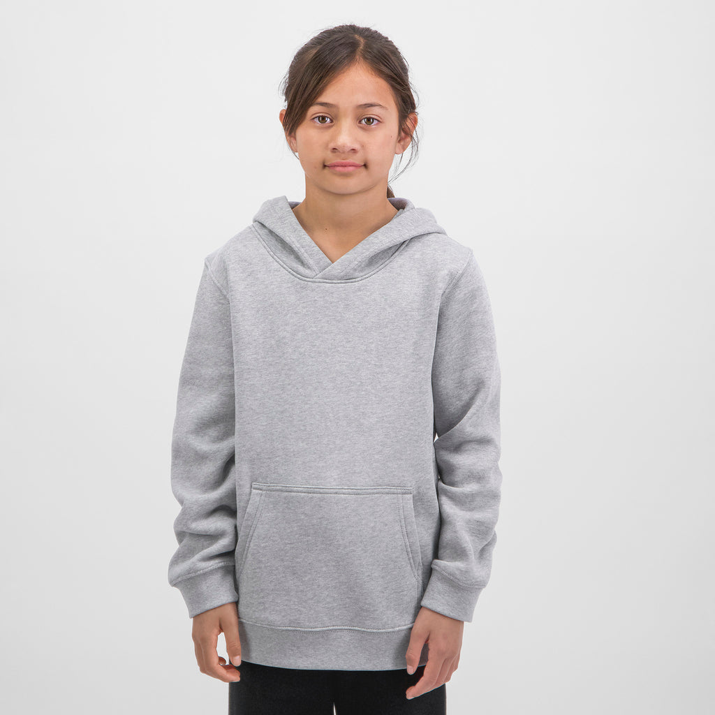 Grey Marle Kids Basis Hoodie