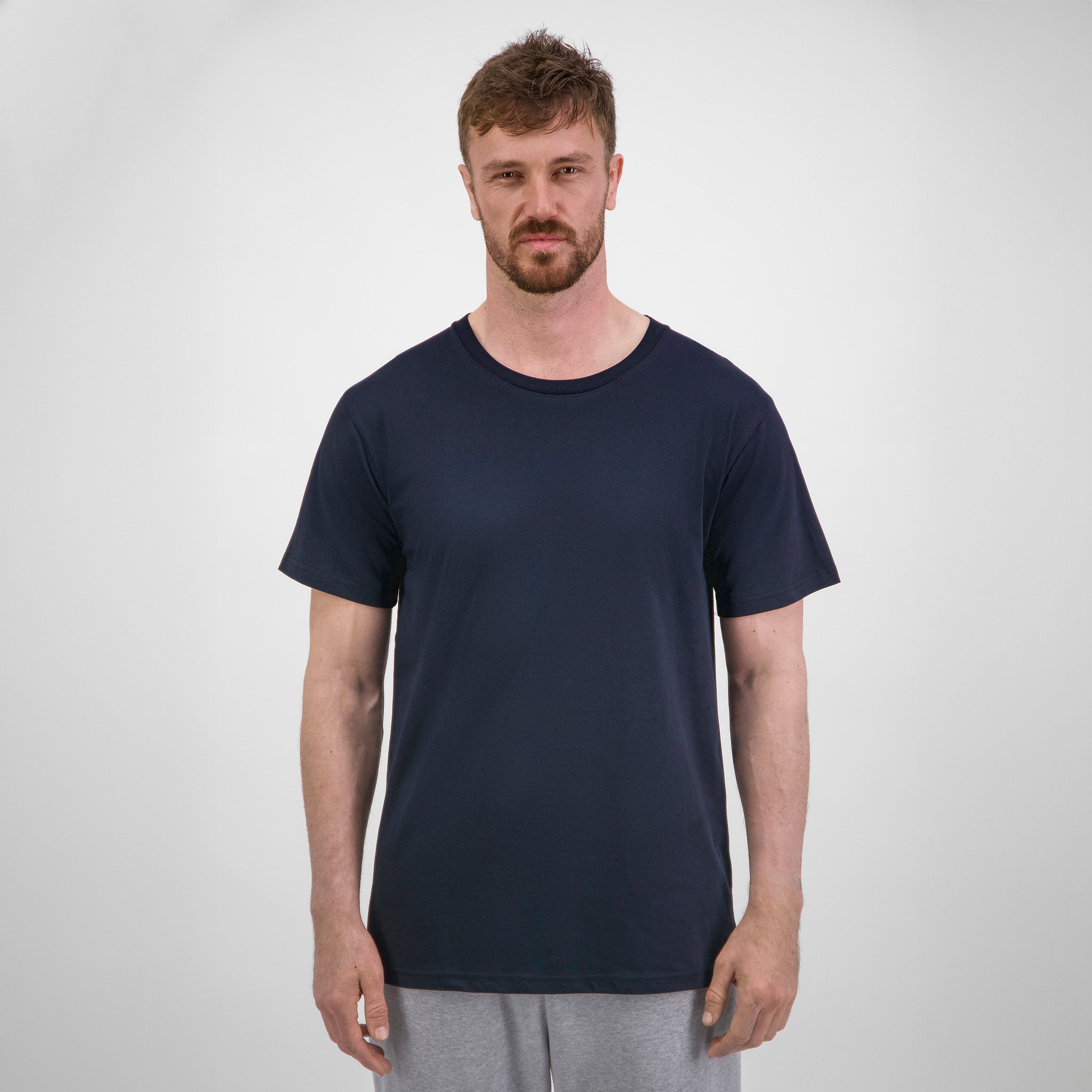 Navy Mens Basis Short Sleeve Tee