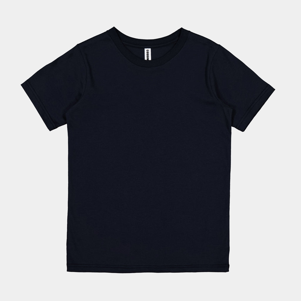 Navy Youth Basis Short Sleeve Tee