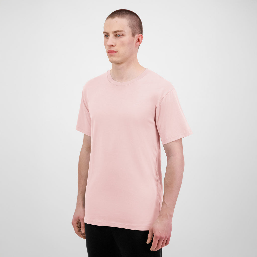 Pink Mens Basis Short Sleeve Tee