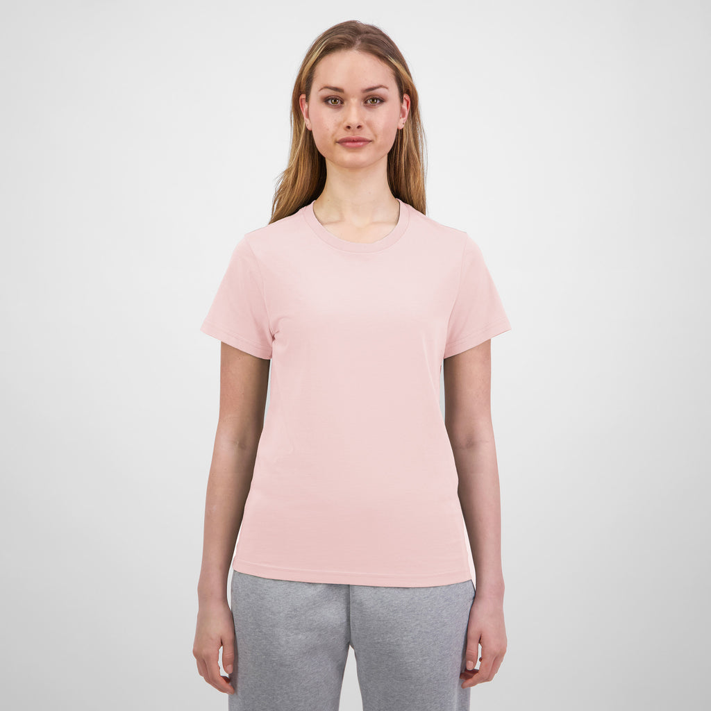 Pink Womens Basis Short Sleeve Tee