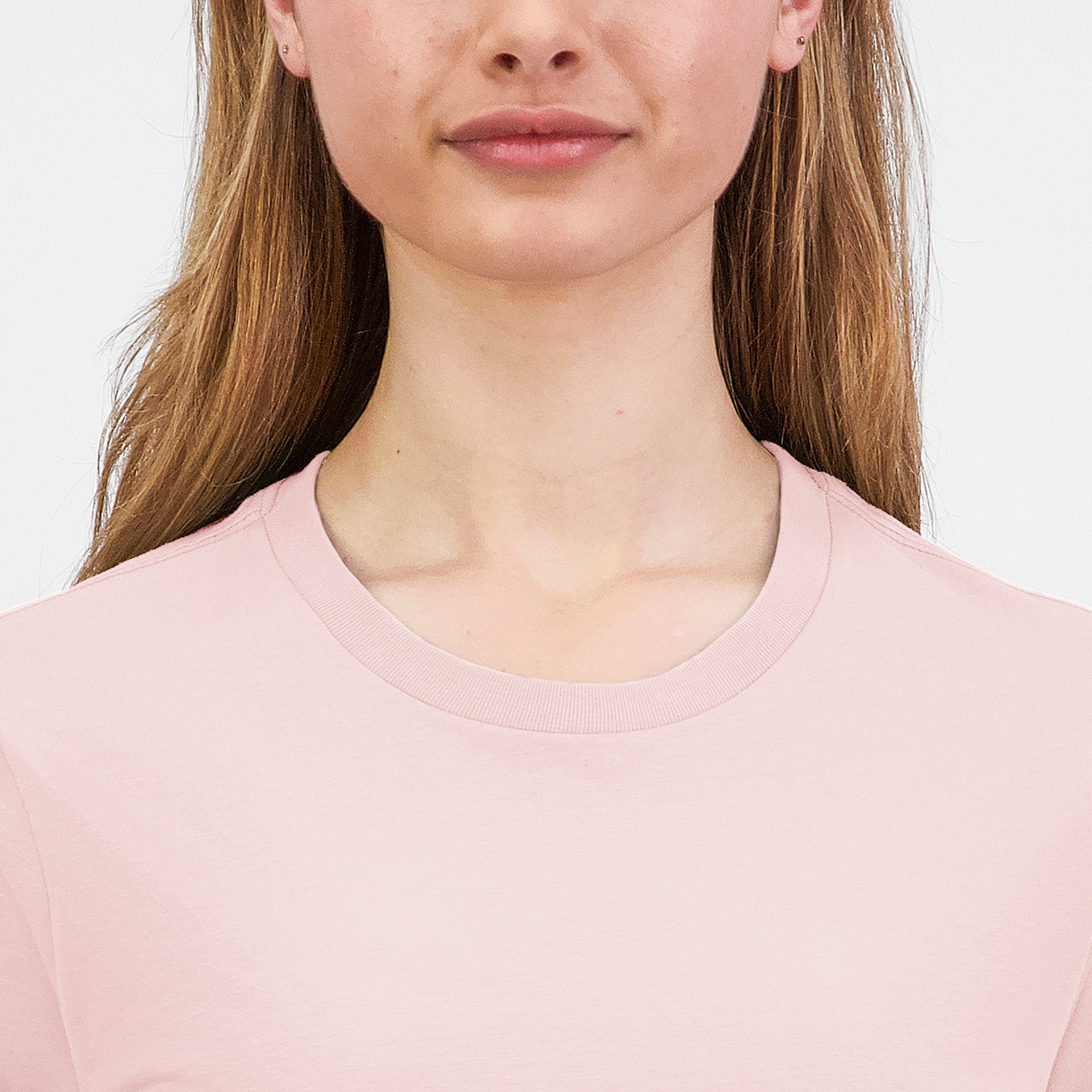 Pink Womens Basis Short Sleeve Tee