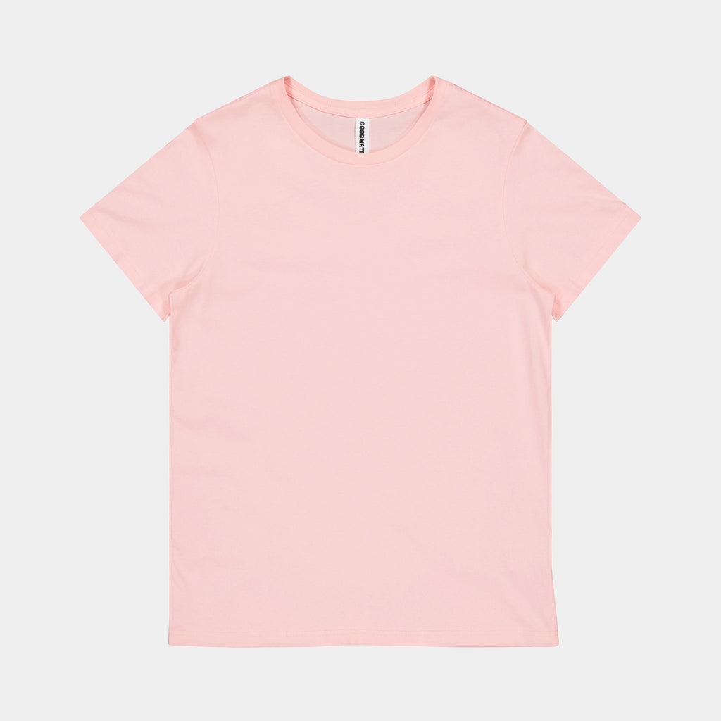 Pink Womens Basis Short Sleeve Tee