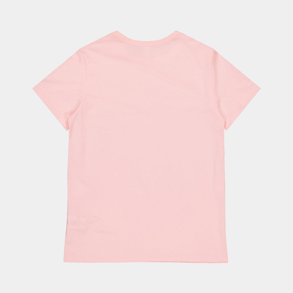 Pink Womens Basis Short Sleeve Tee