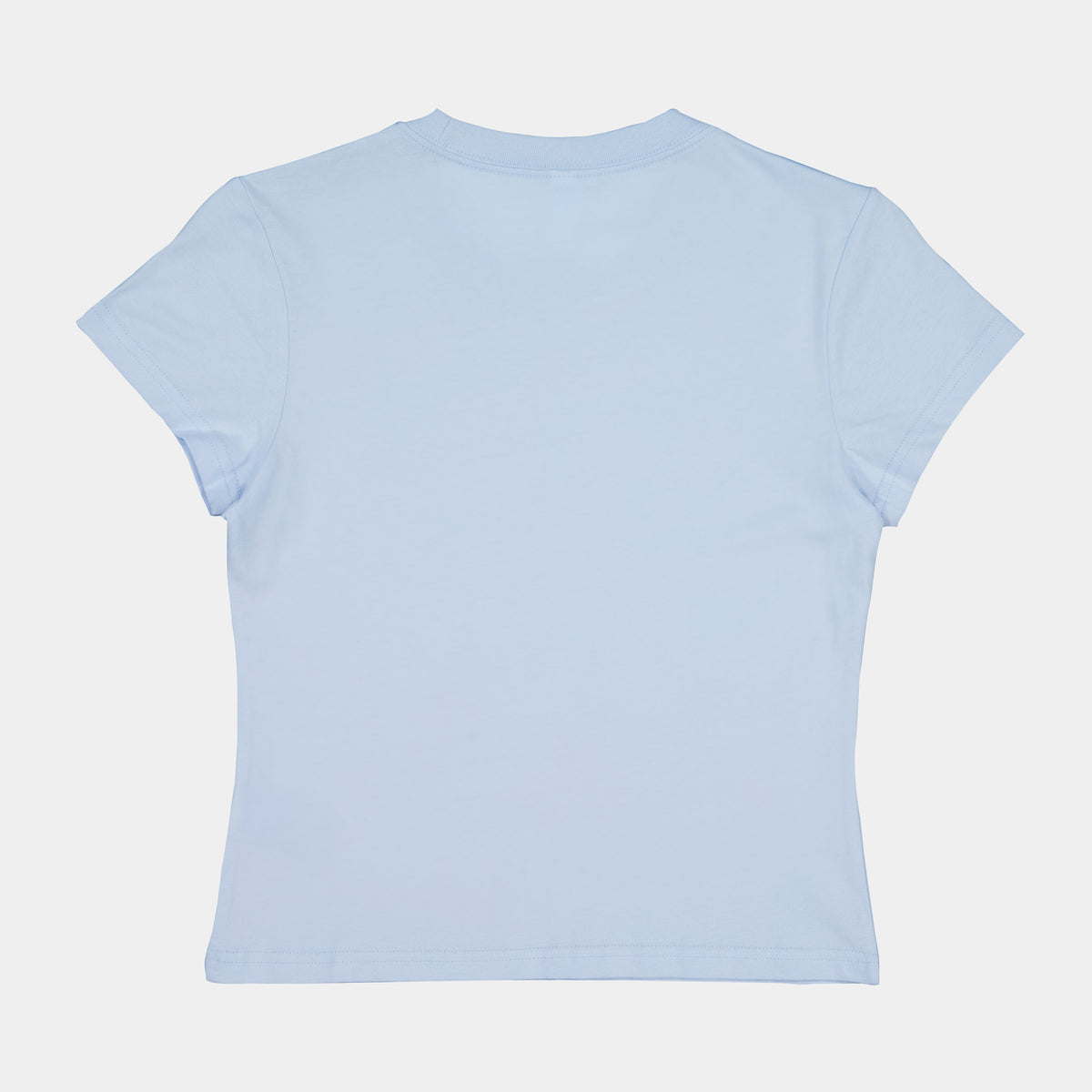 Powder Blue Womens Baby Tee