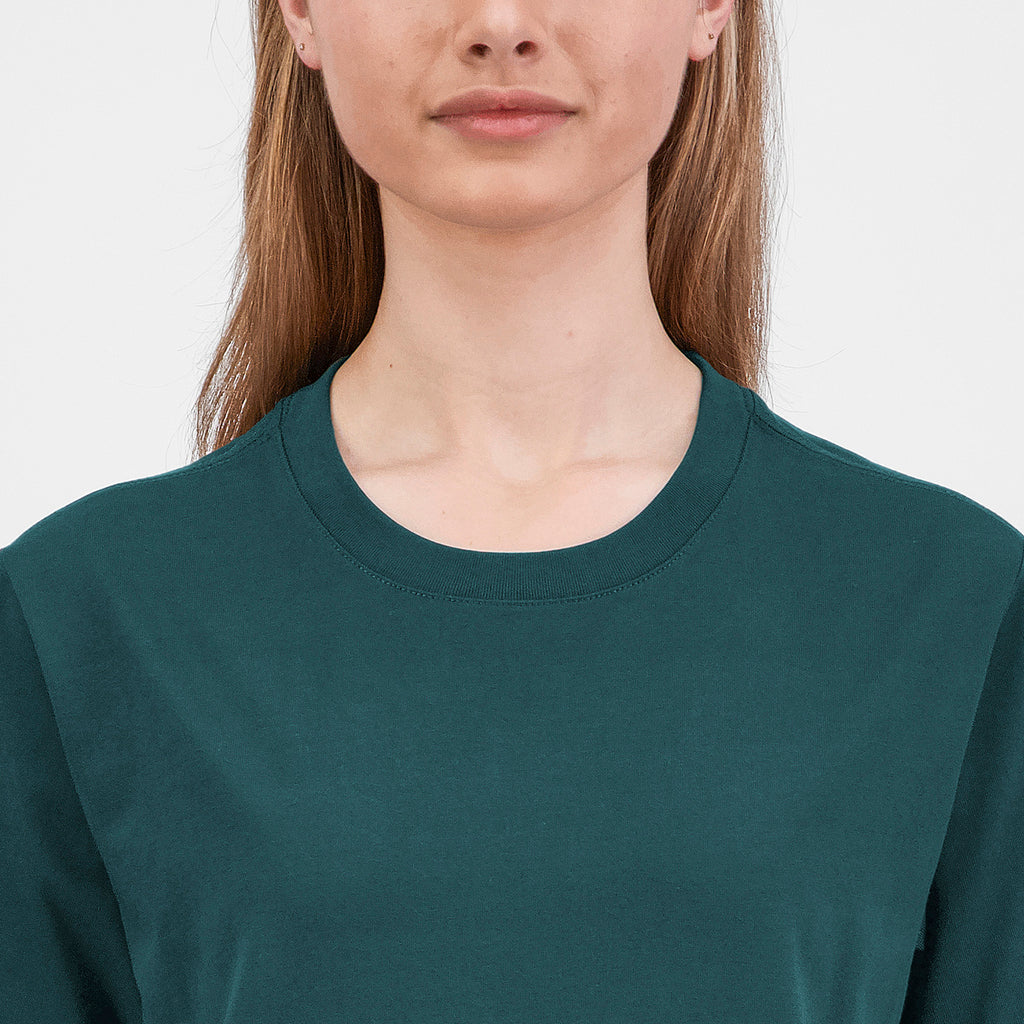 Scarab Green Womens Everyday Short Sleeve Tee